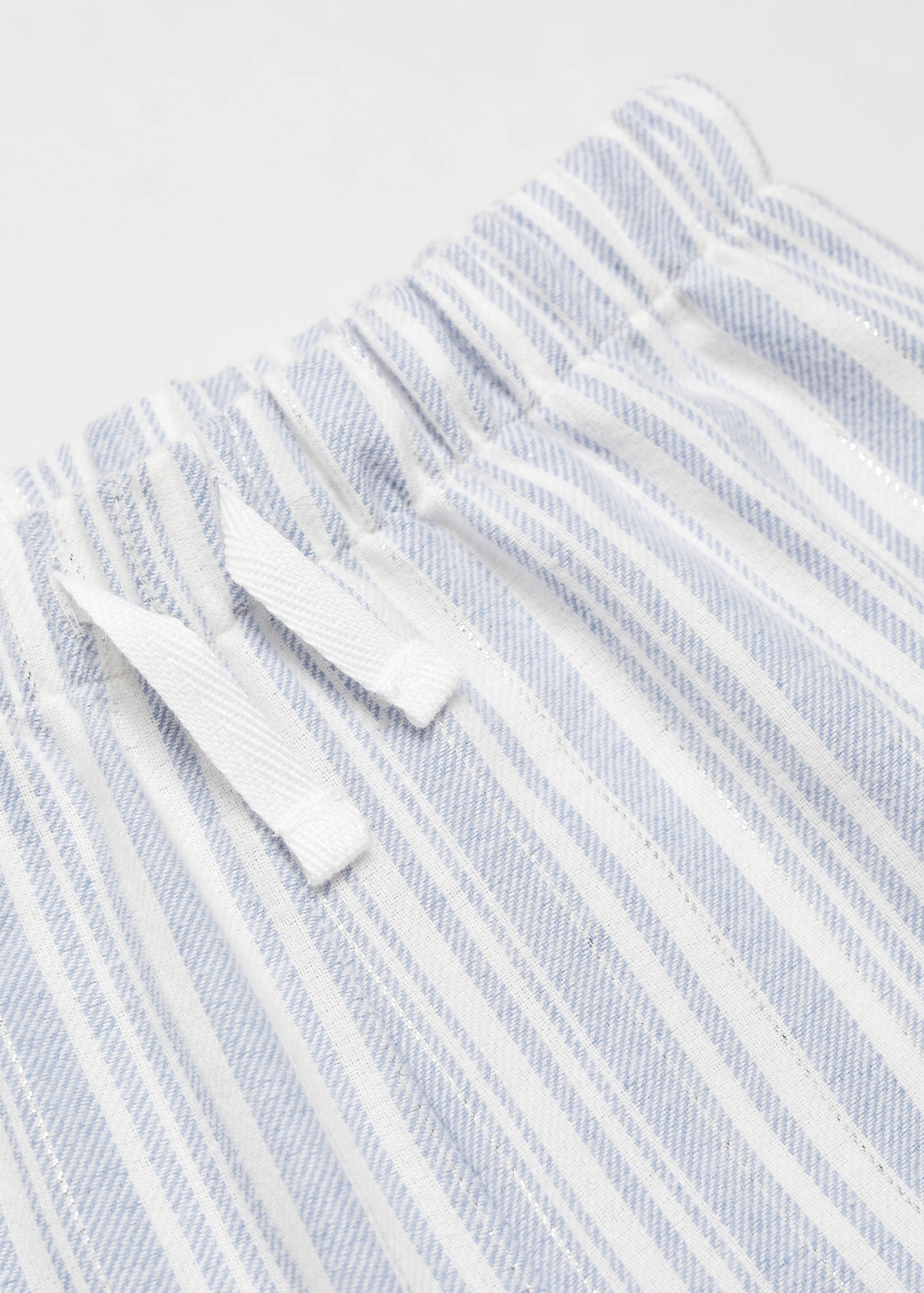 Striped cotton long pyjama - Details of the article 8
