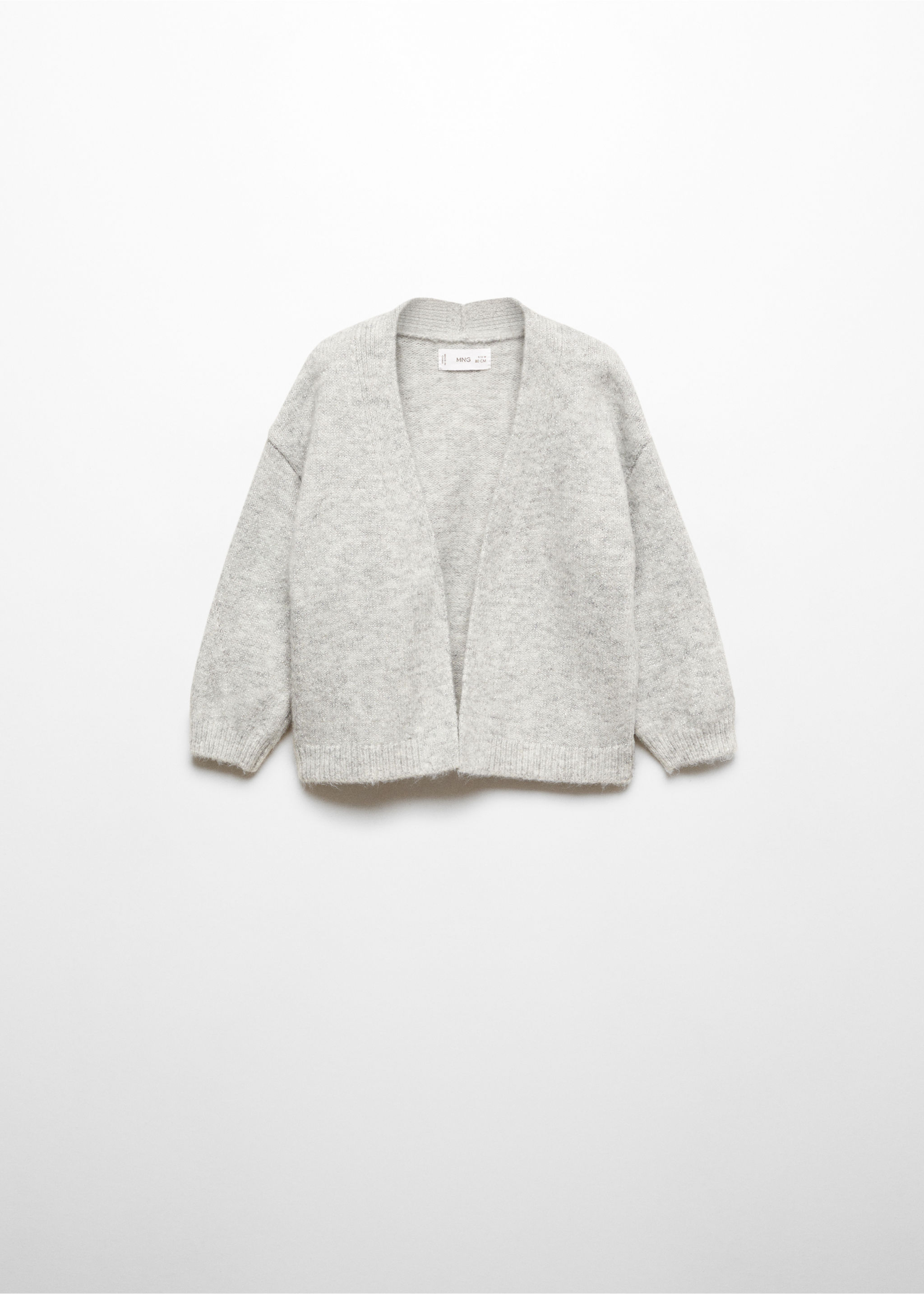 Lurex knitted cardigan - Article without model