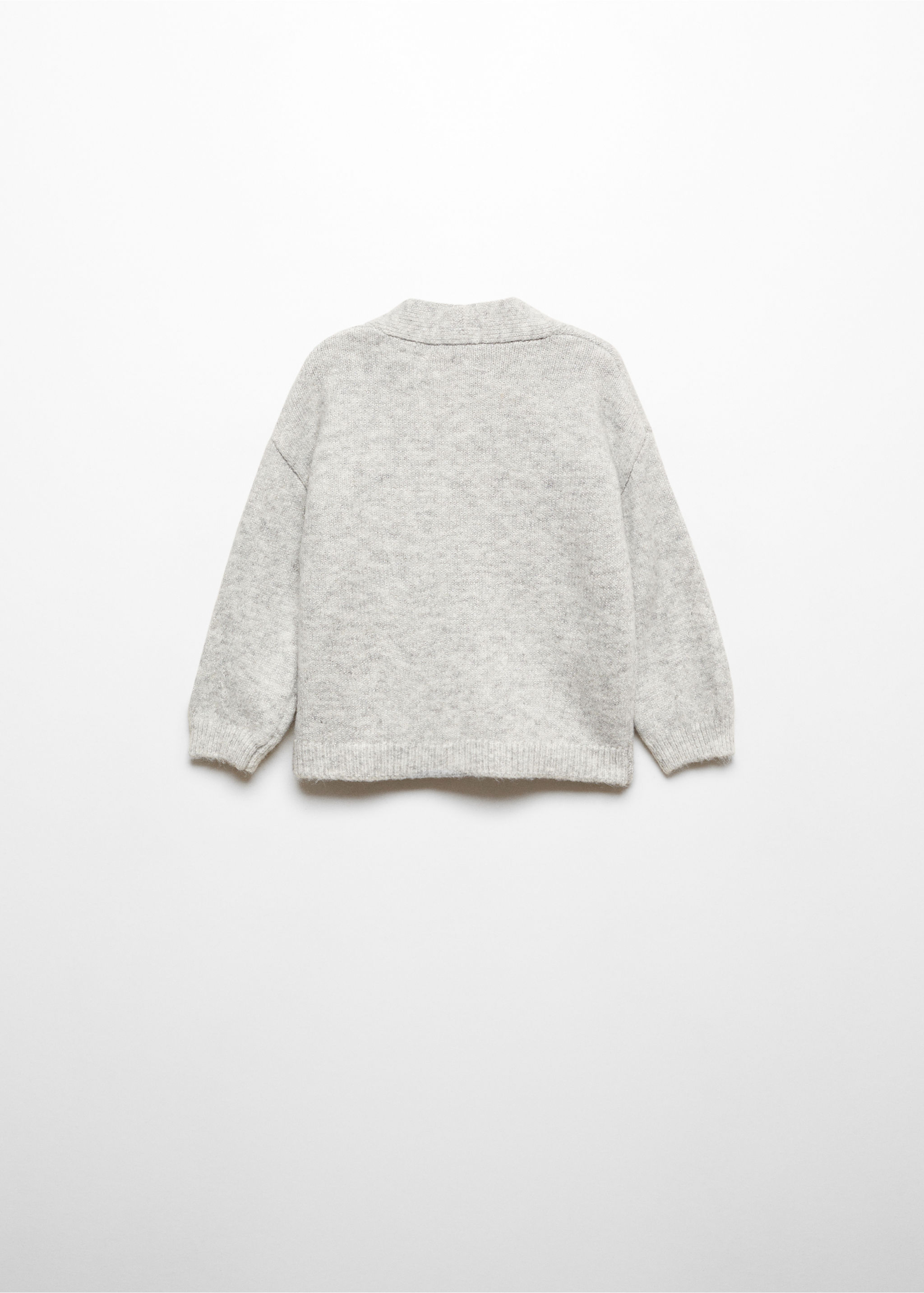 Lurex knitted cardigan - Reverse of the article