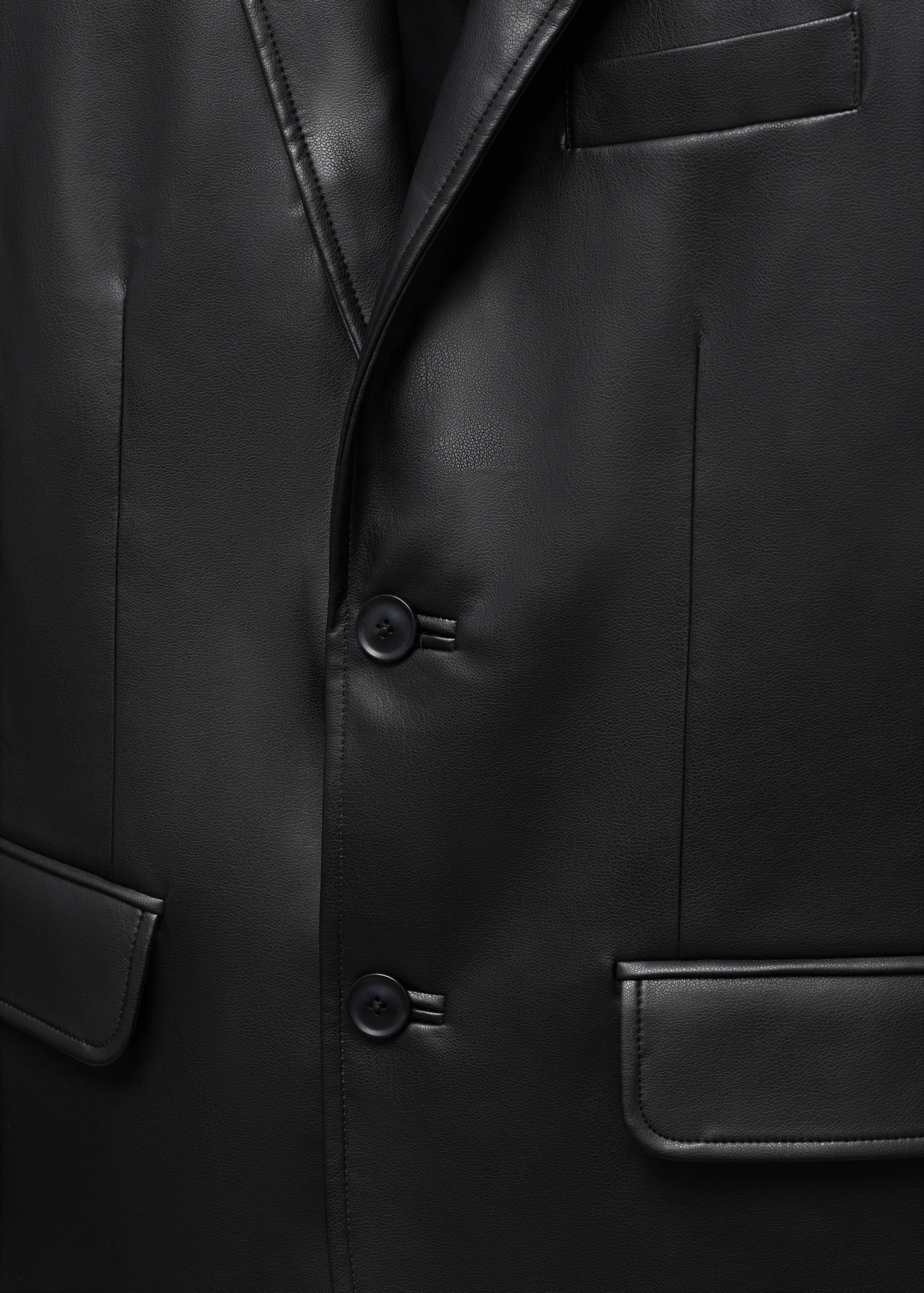 Blazer mit Leder-Effekt - Detail des Artikels 8