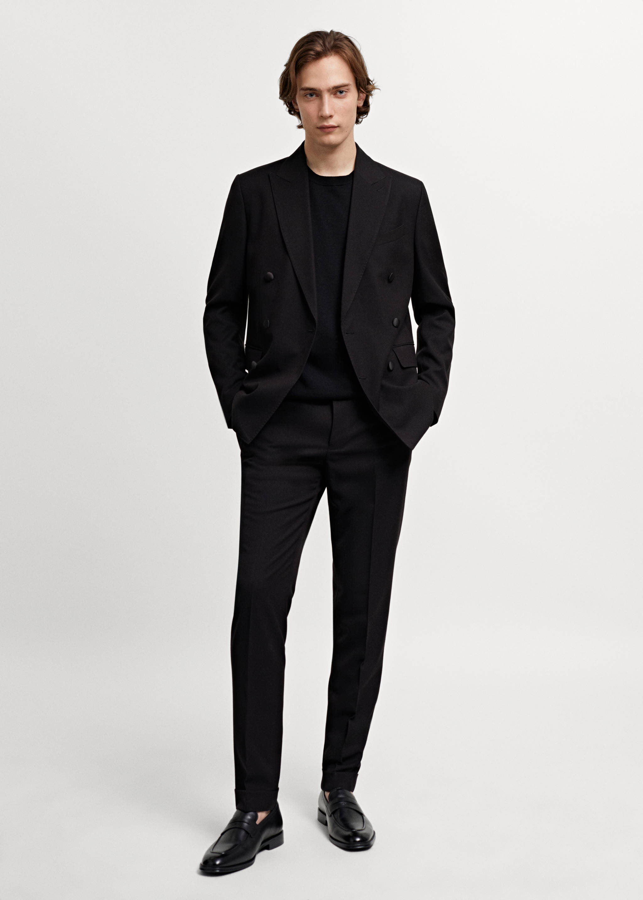 Tuxedo suit trousers - General plane