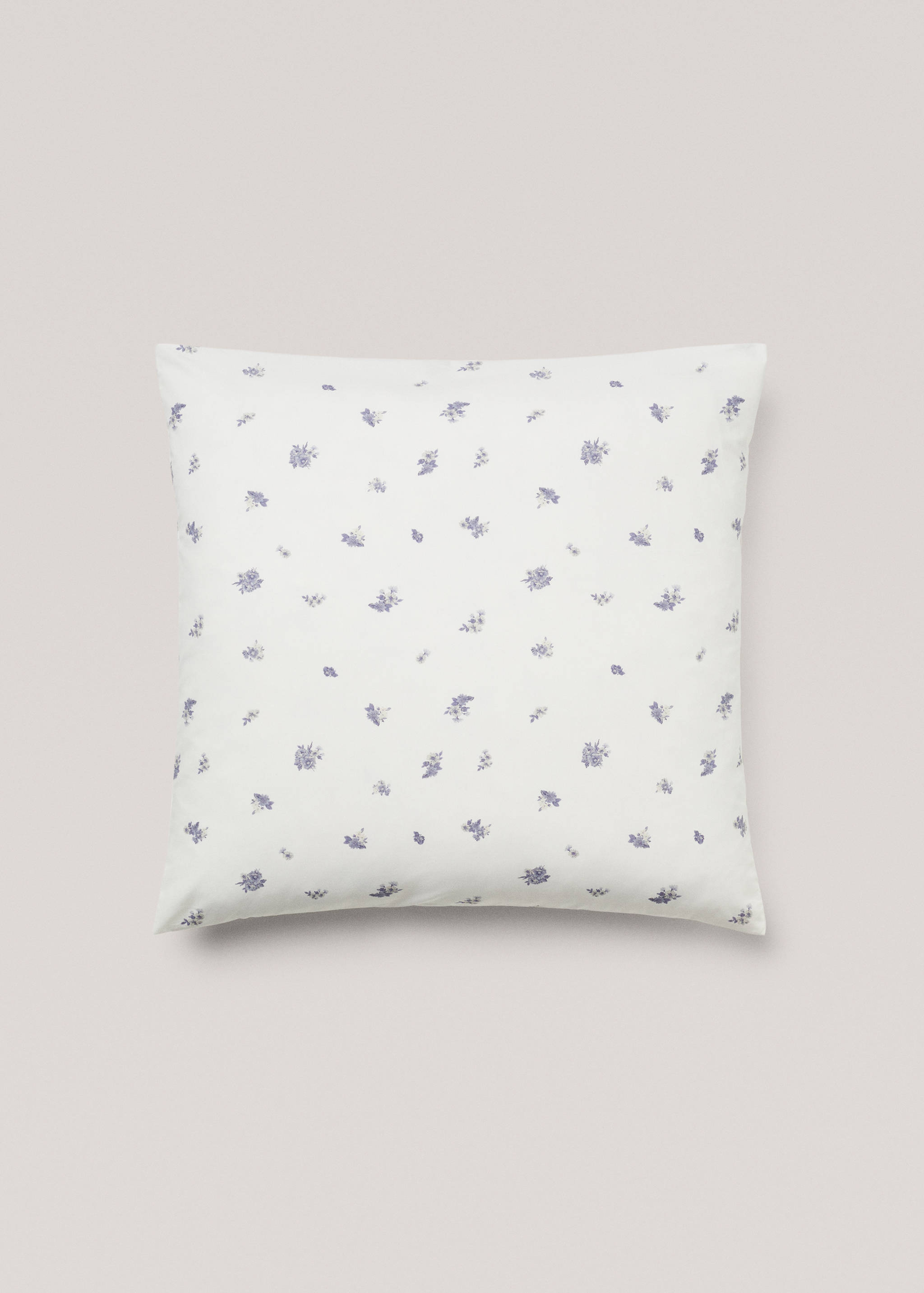 Povlak na polštář s potiskem květinového 60 x 60 cm (2 ks) - Zboží bez modelu