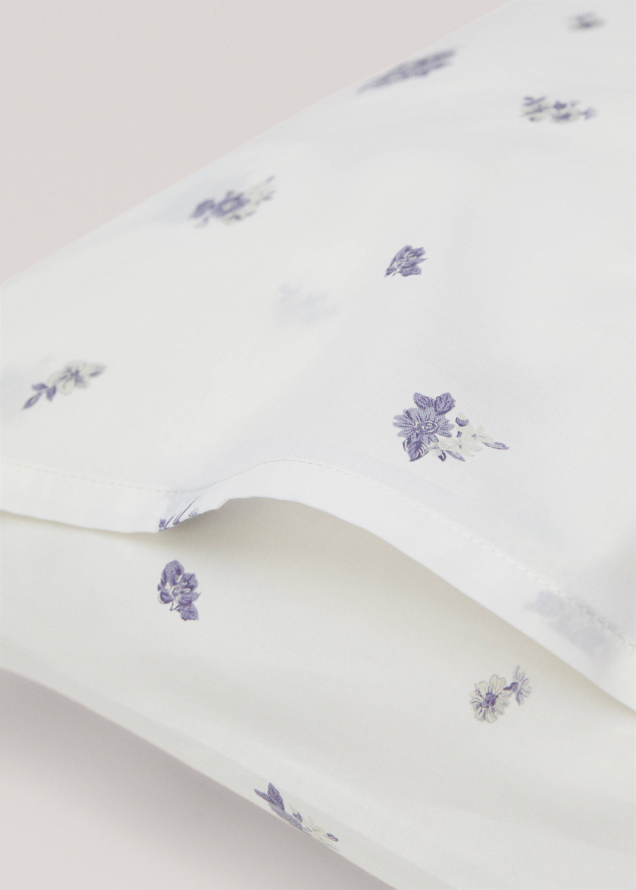 Povlak na polštář s potiskem květinového 60 x 60 cm (2 ks) - Detail zboží 1