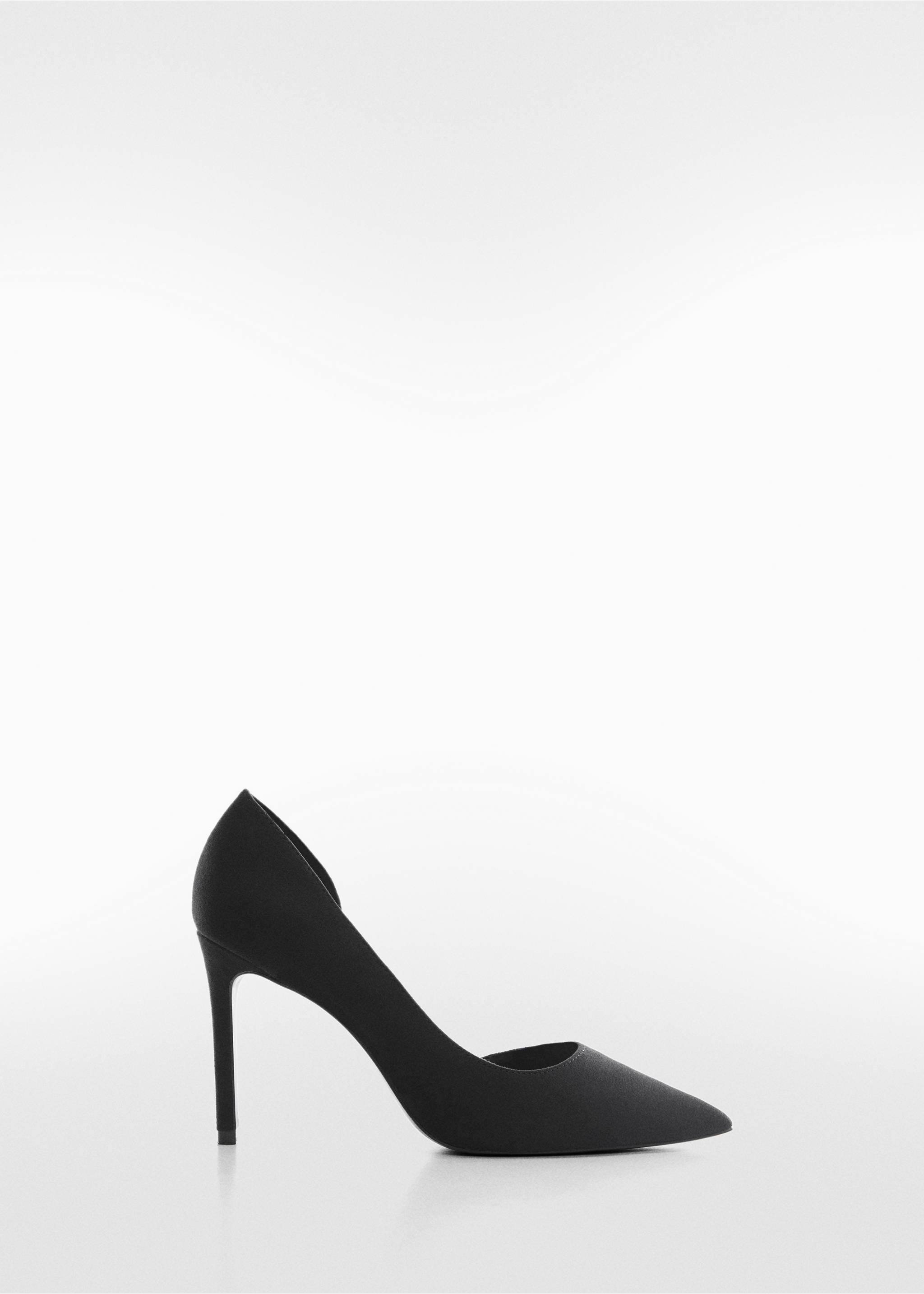 Asymmetrical heeled shoes - Article without model, Black. Ref: 57050004-00.