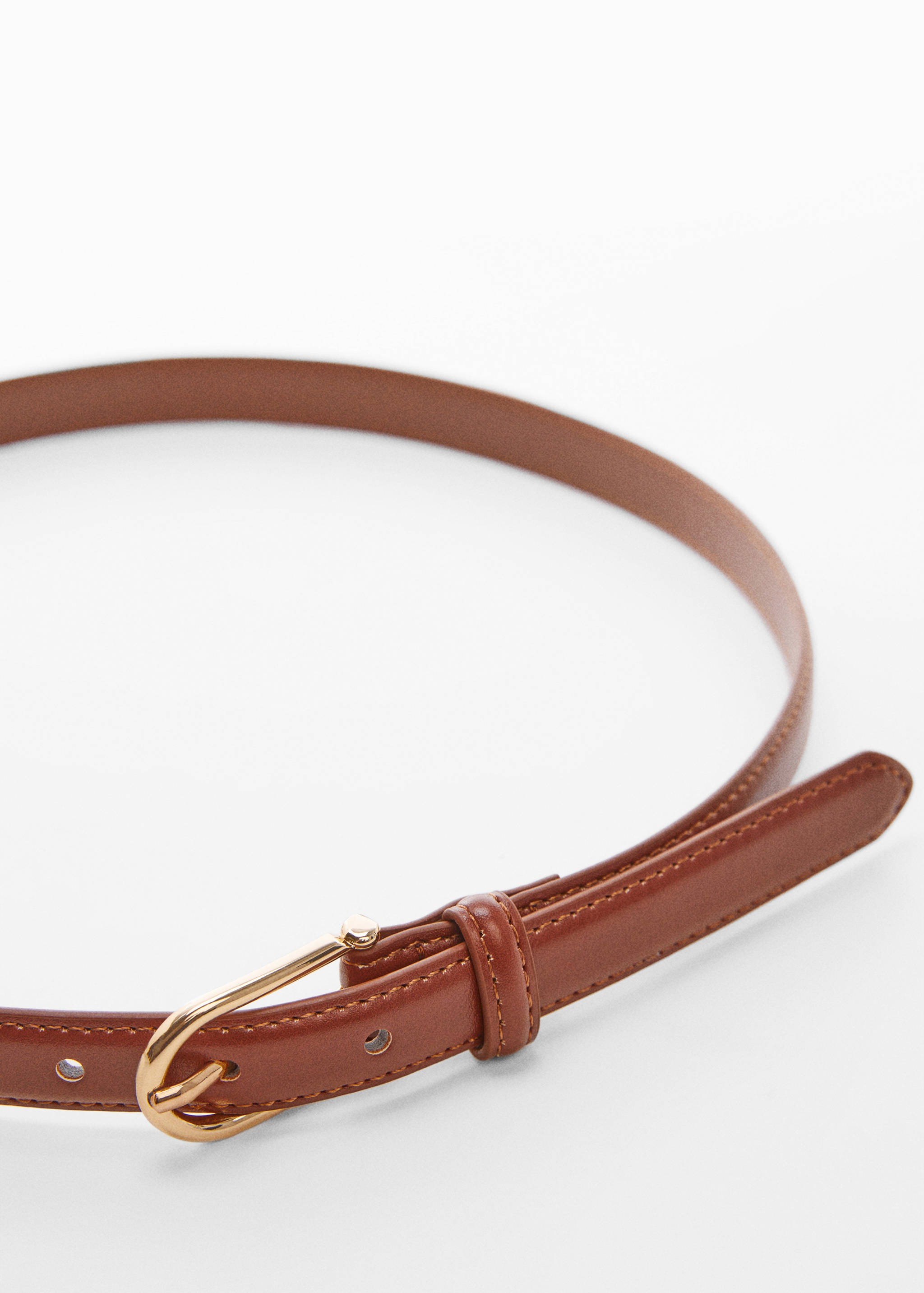 Buckle skinny belt - Details of the article 1