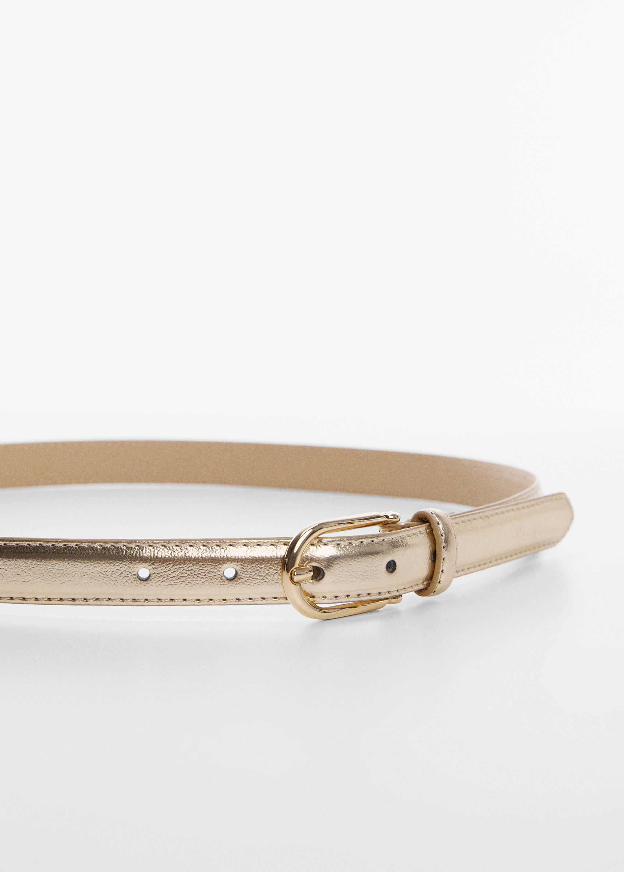 Buckle skinny belt - Medium plane