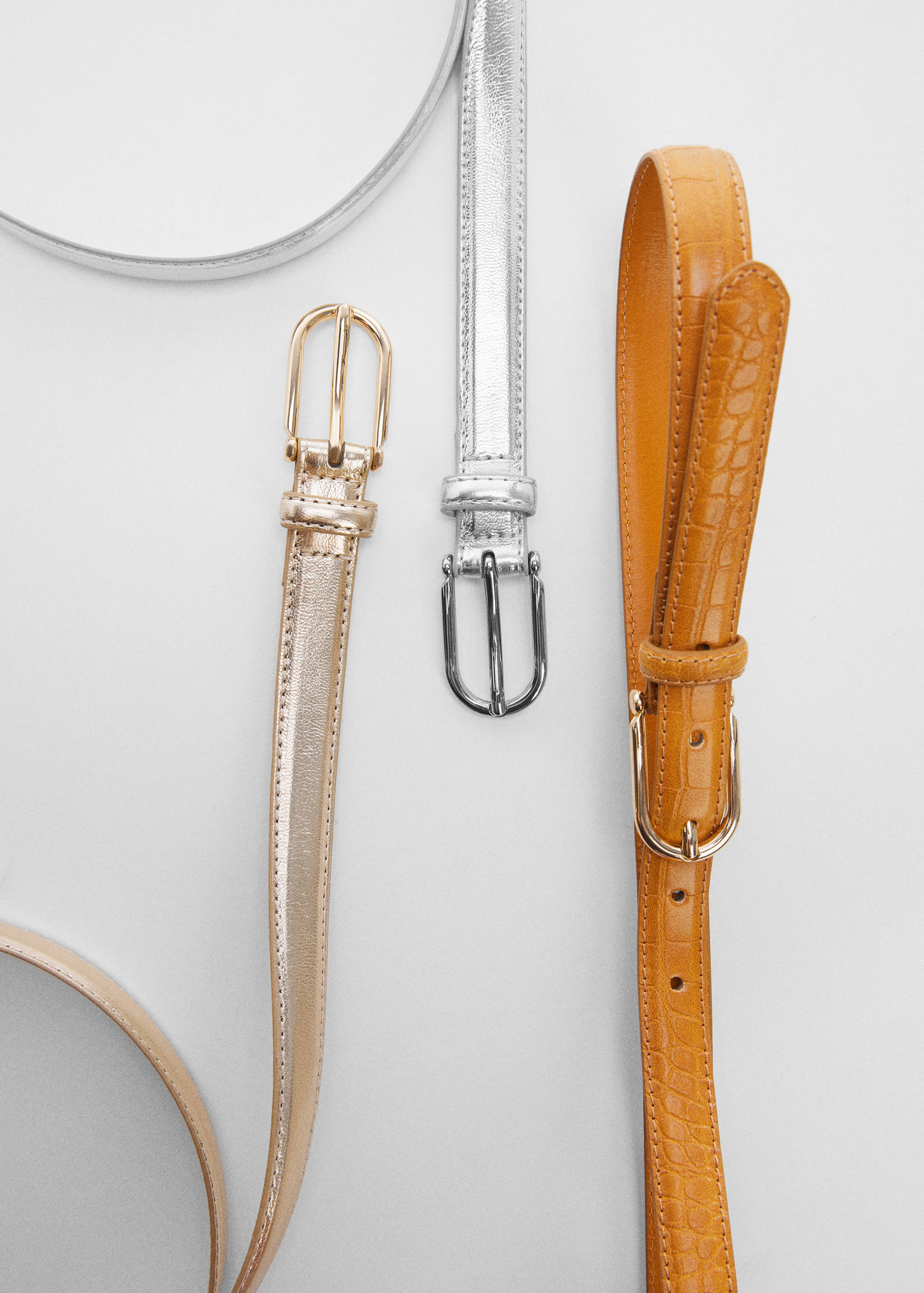 Buckle skinny belt - Details of the article 2