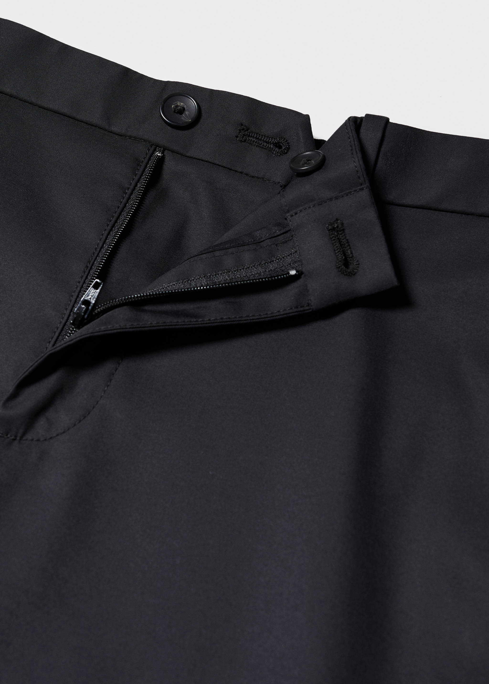 Slim-fit cotton trousers - Details of the article 8