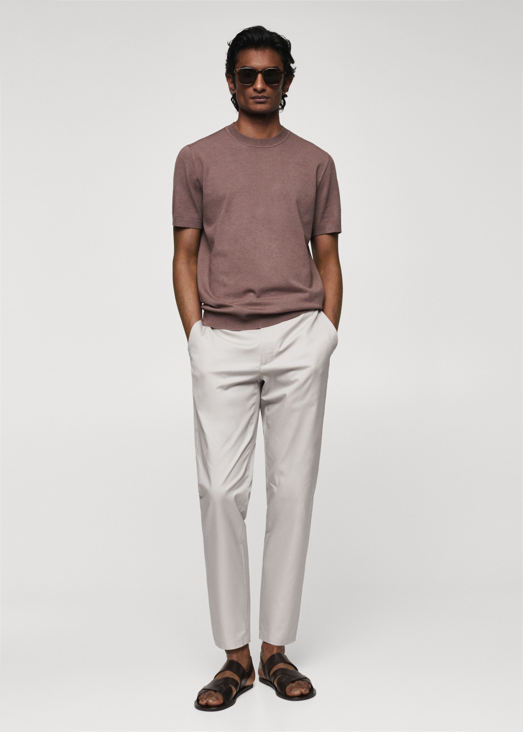 Pantalon slim fit coton - Plan général