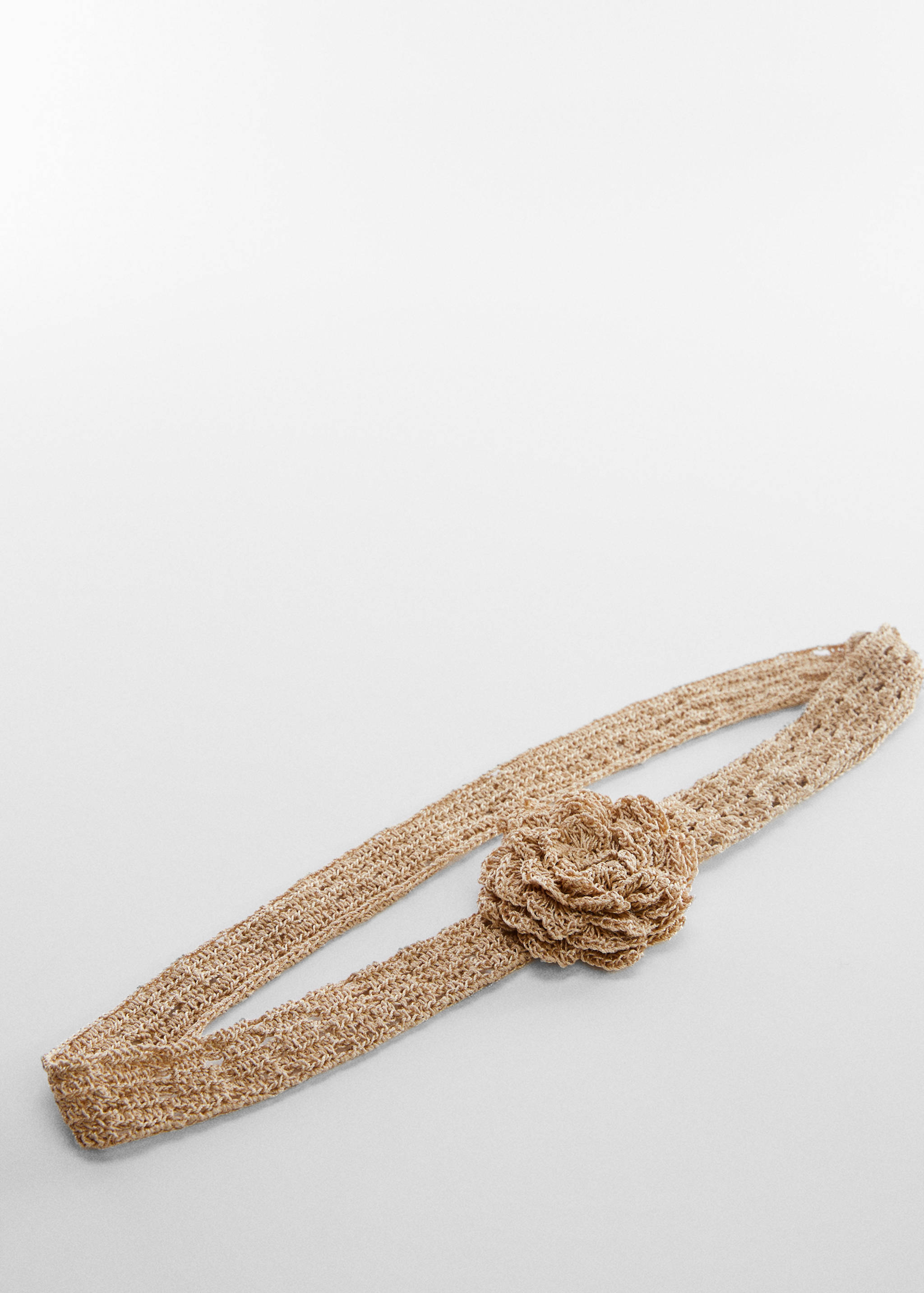 Flower buckle belt - Medium plane