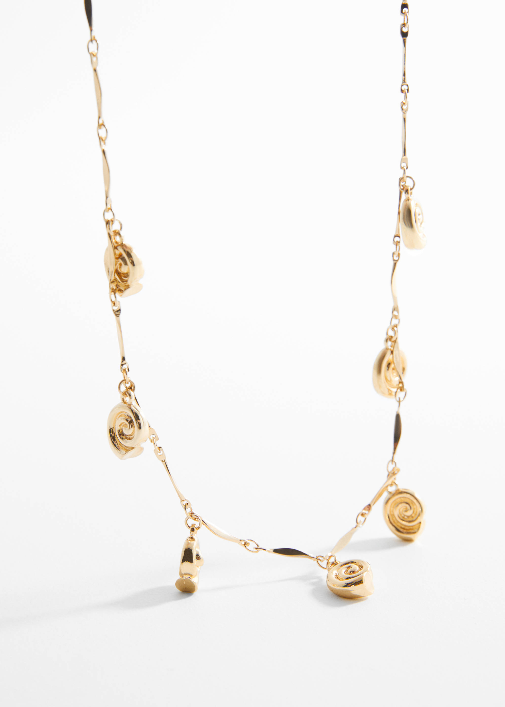 Shells bead necklace - Medium plane