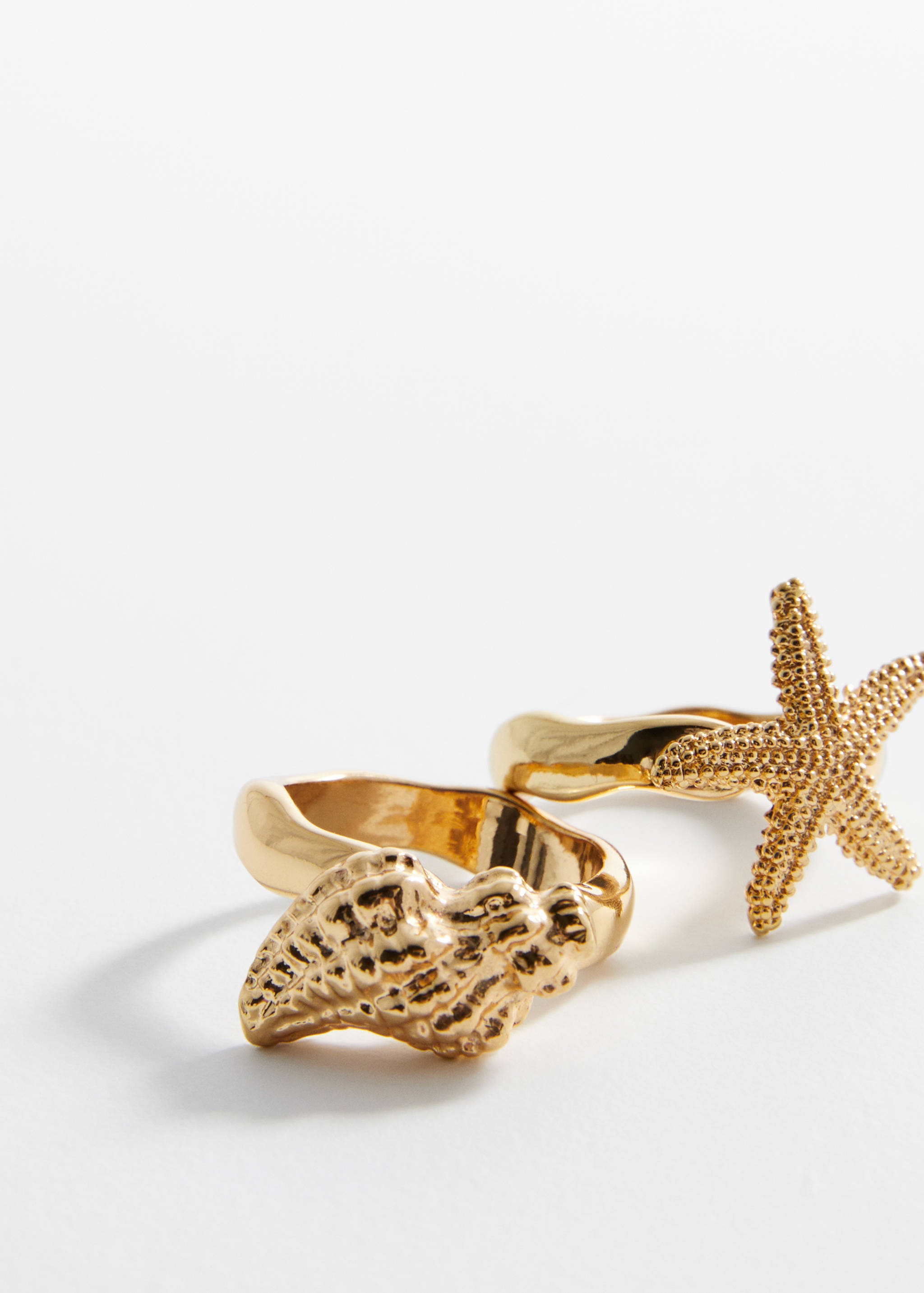 Lot bagues combinées - Plan moyen