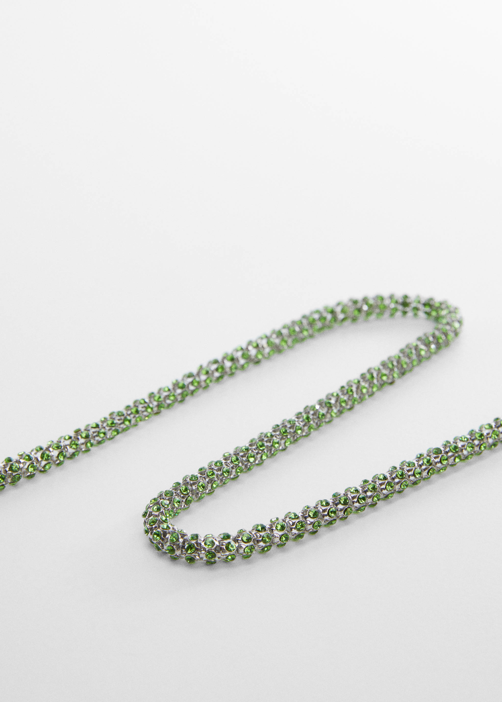 Rhinestone skinny belt - Medium plane