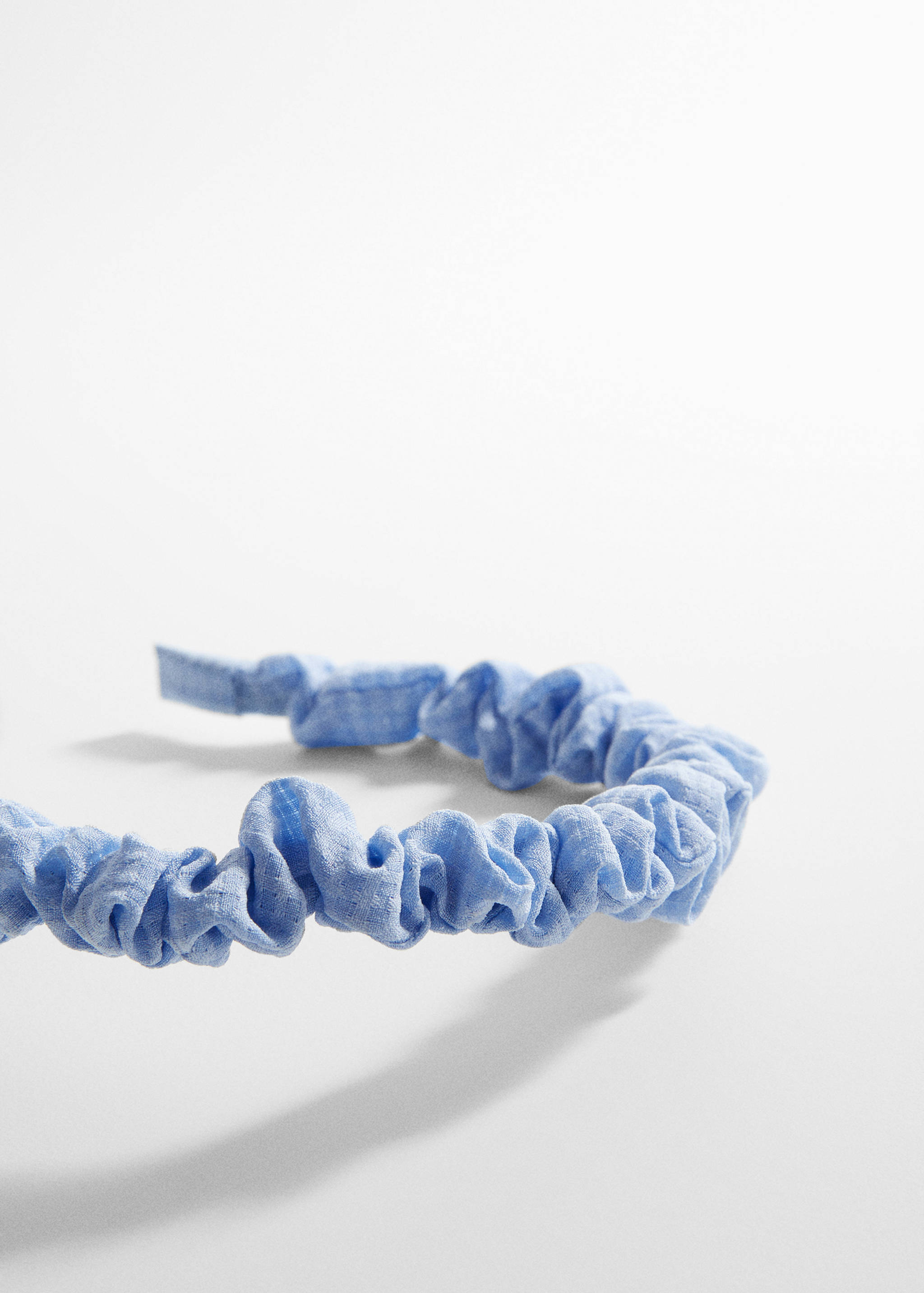 Gathered printed headband - Medium plane