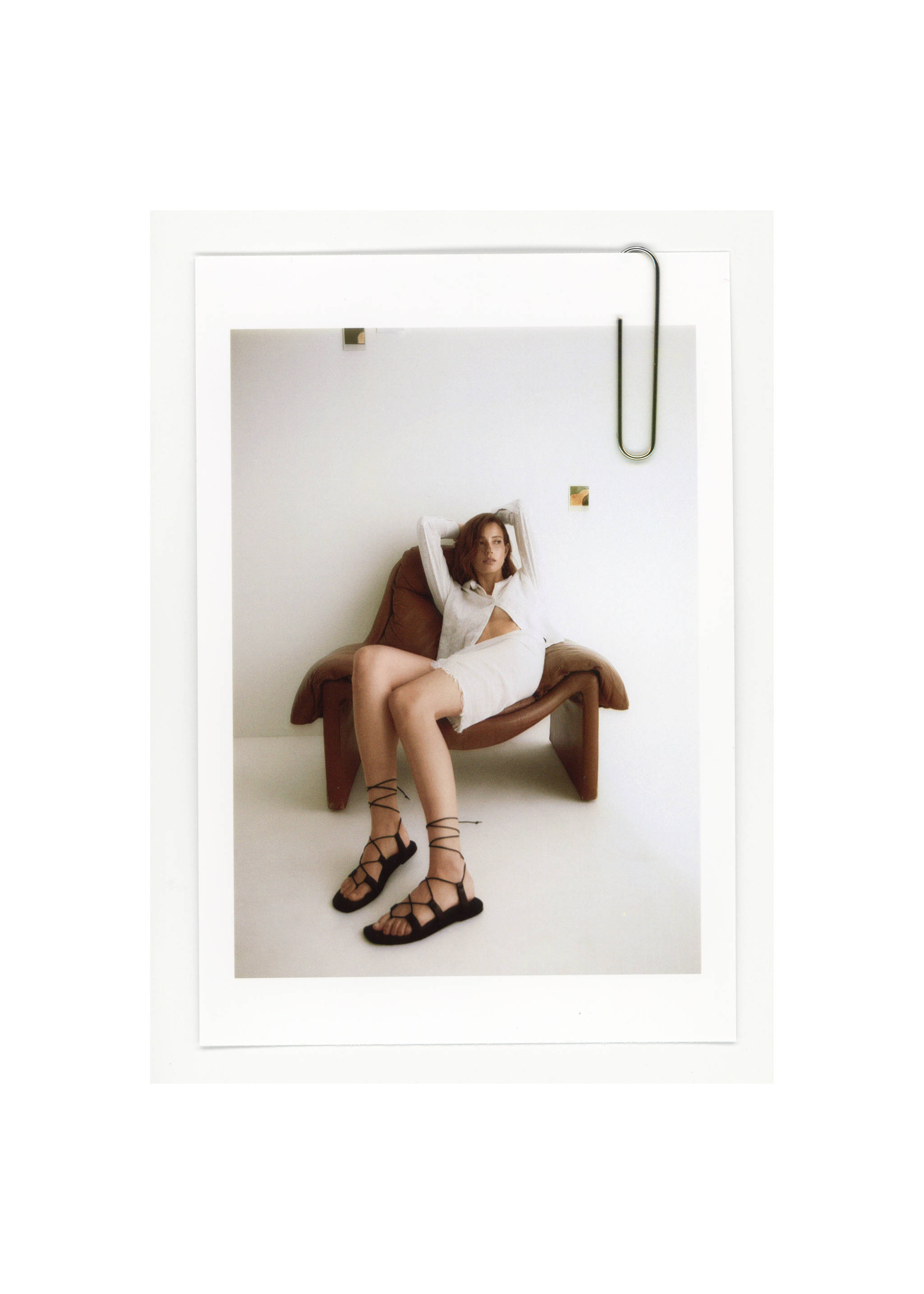 Leather straps sandals - General plane, Black. Ref: 57050102-00.