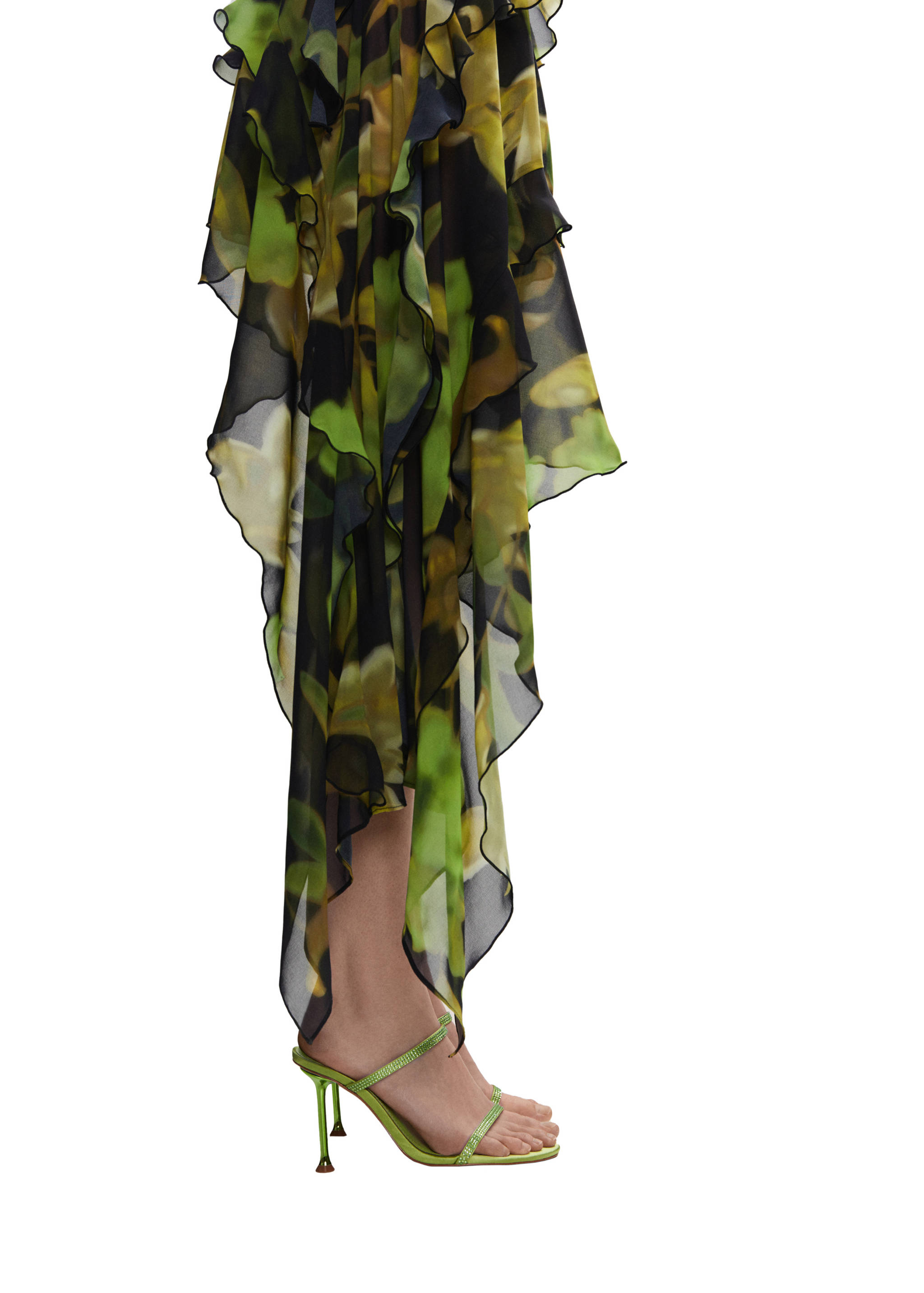 Heeled sandals with rhinestone straps - Details of the article 6