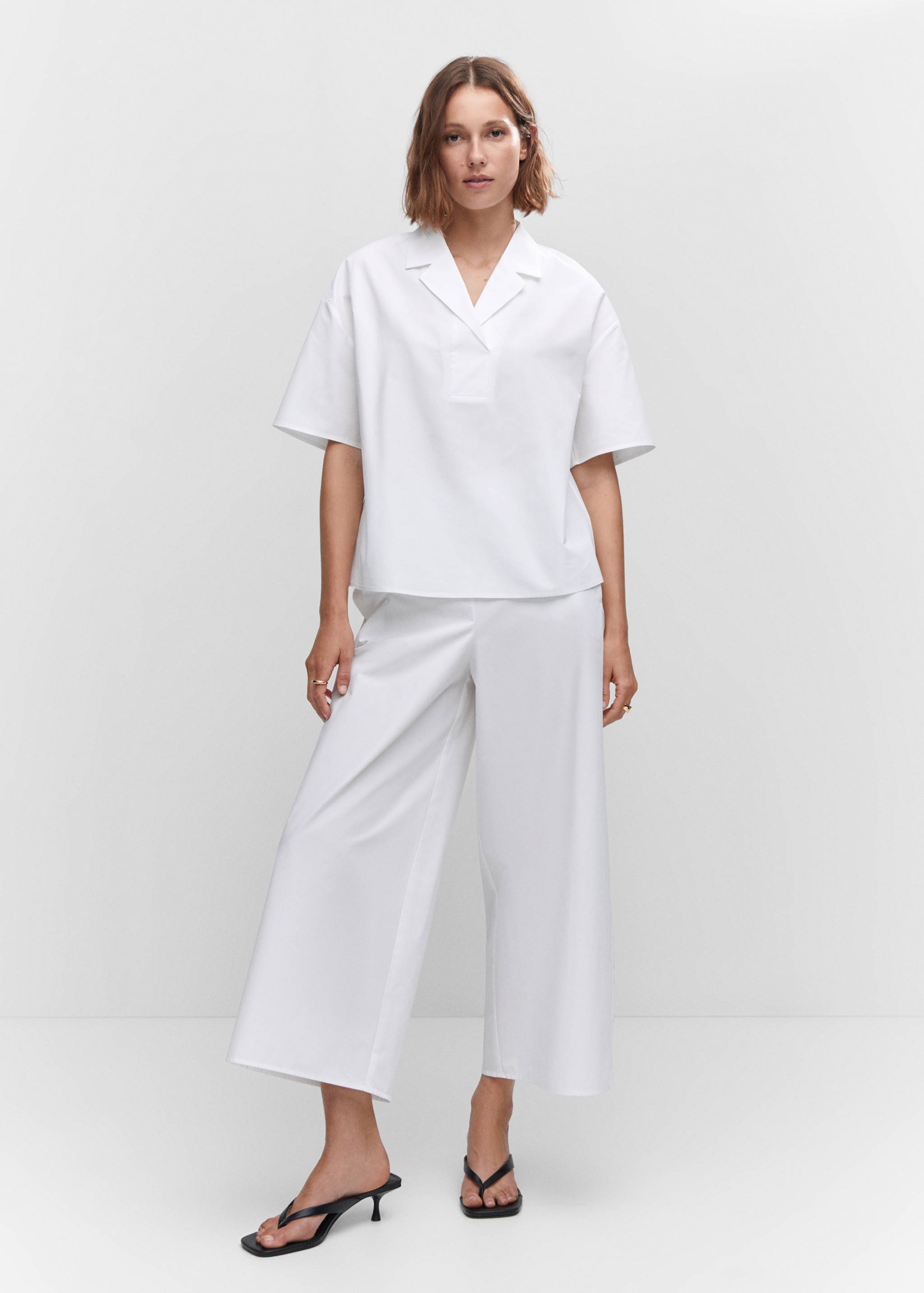 Short sleeved cotton shirt - General plane