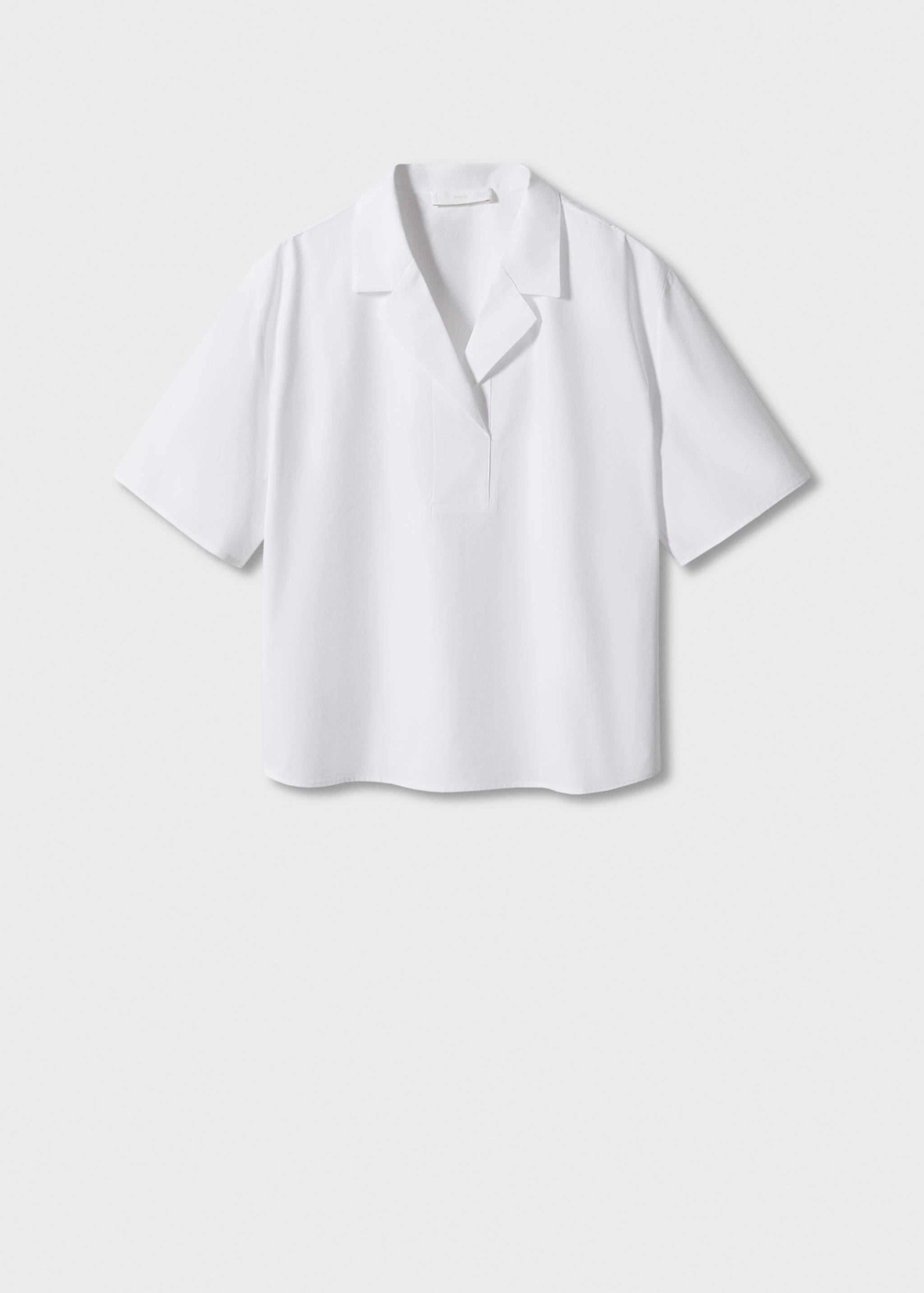 Short sleeved cotton shirt - Article without model