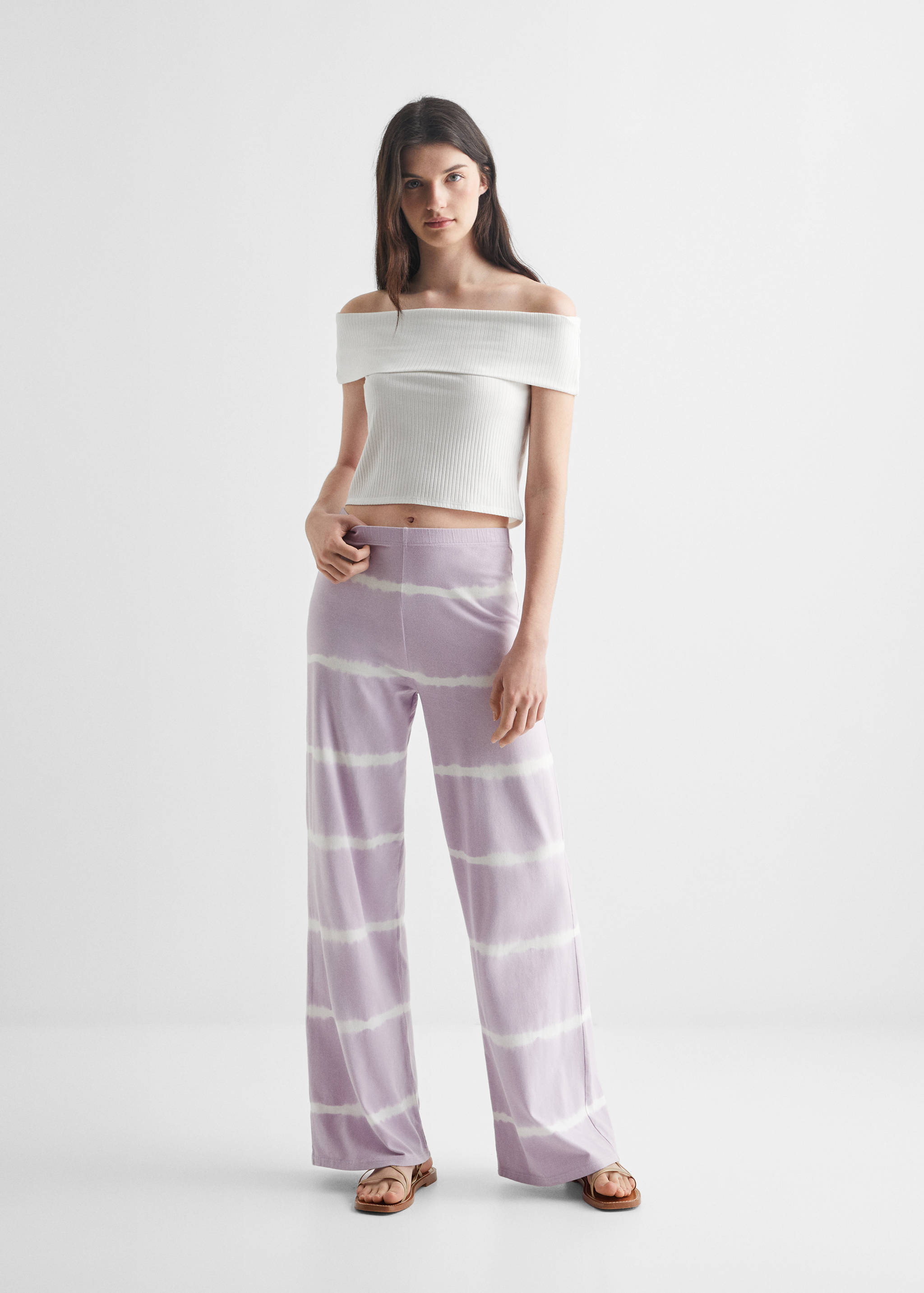 Top crop canalé - Plano general