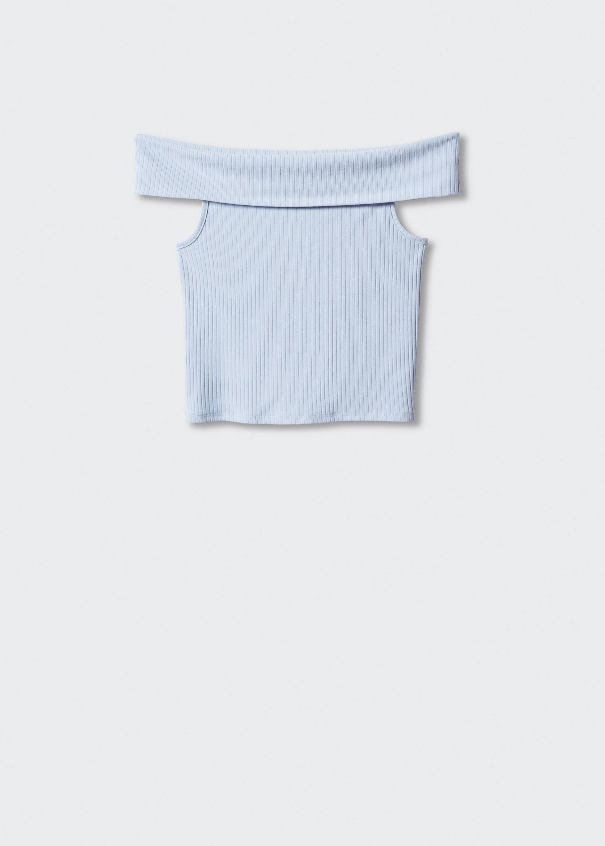 Top crop canalé - Artículo sin modelo