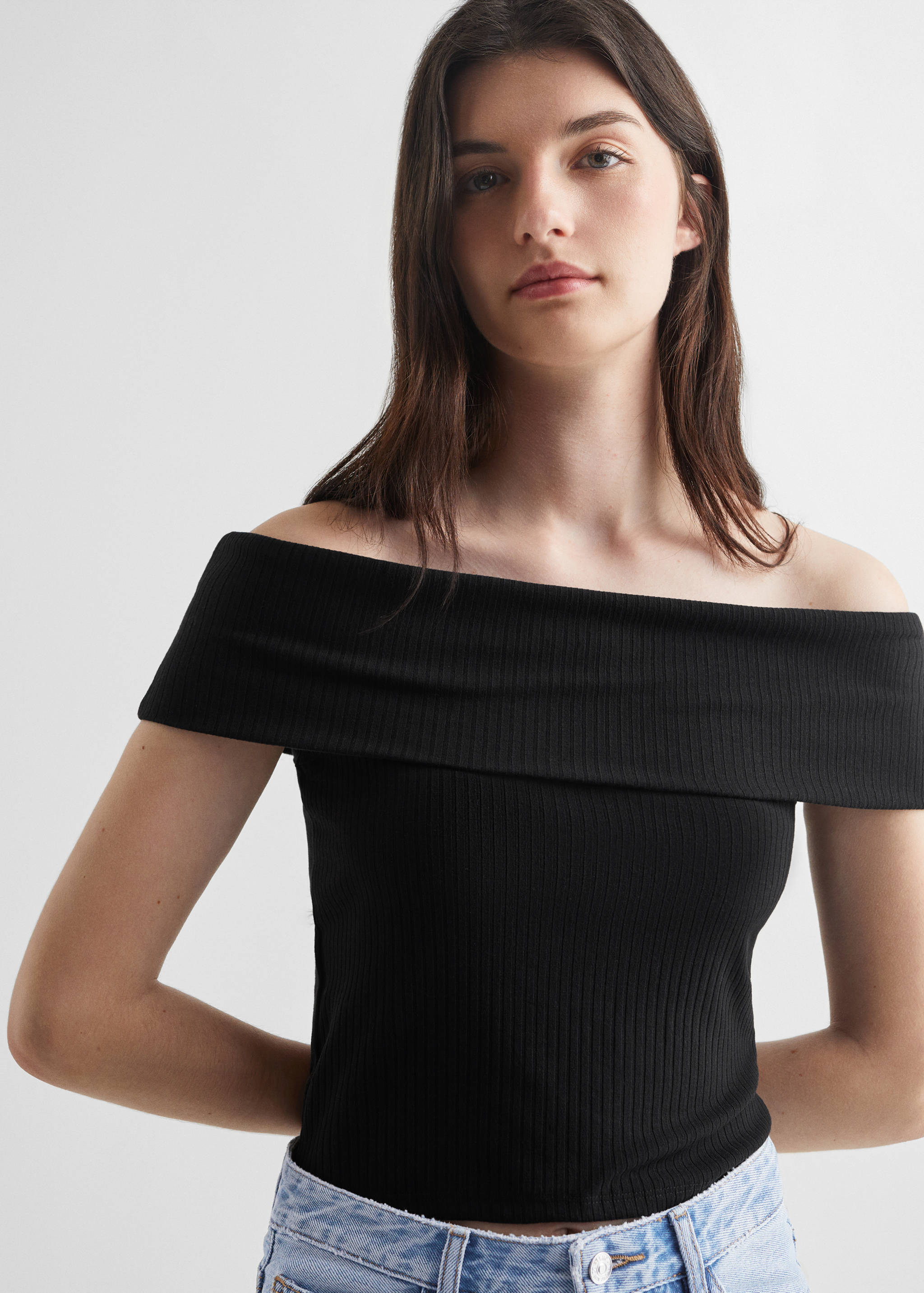 Top crop canalé - Detalle del artículo 1