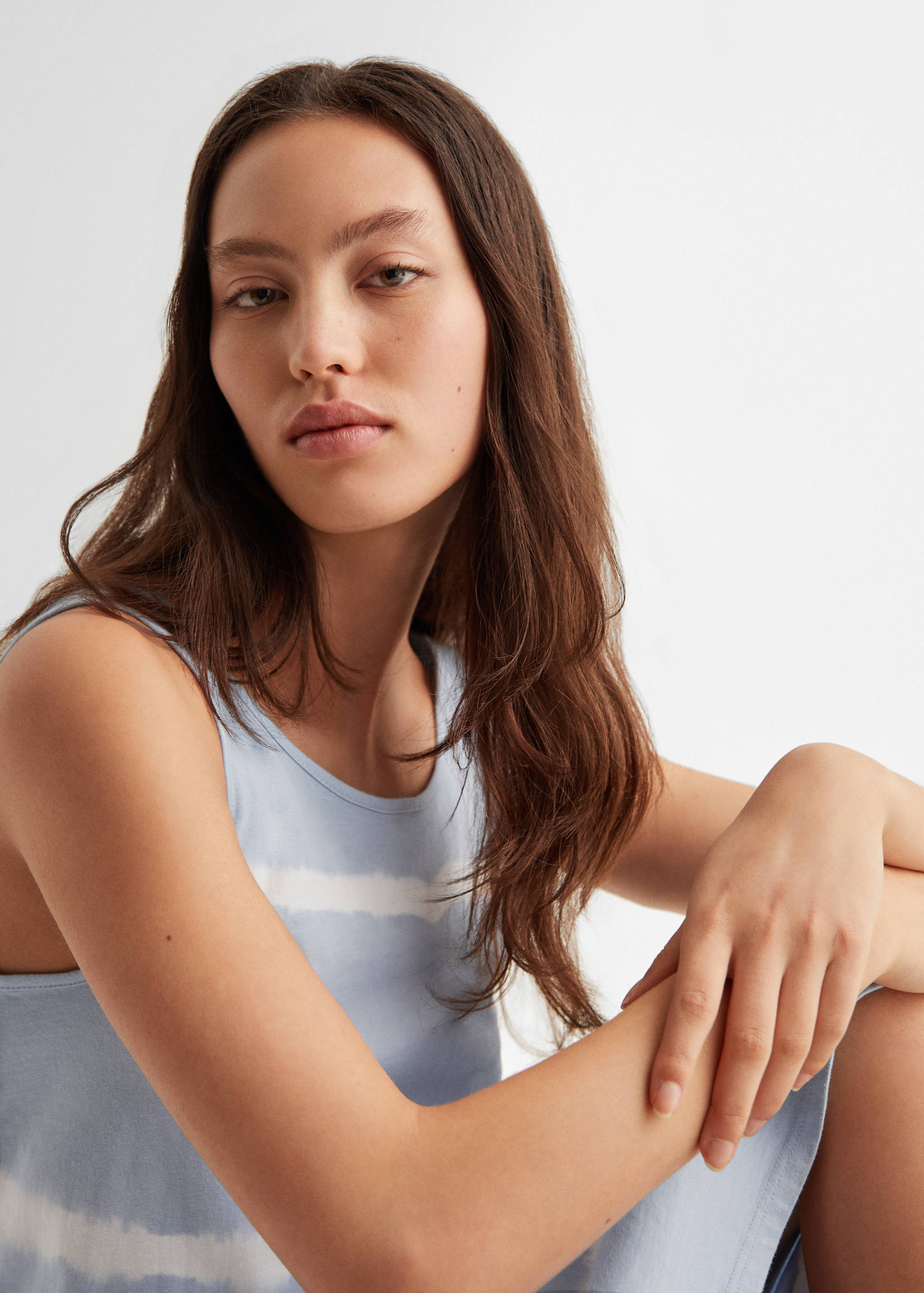 Striped long dress - Details of the article 1