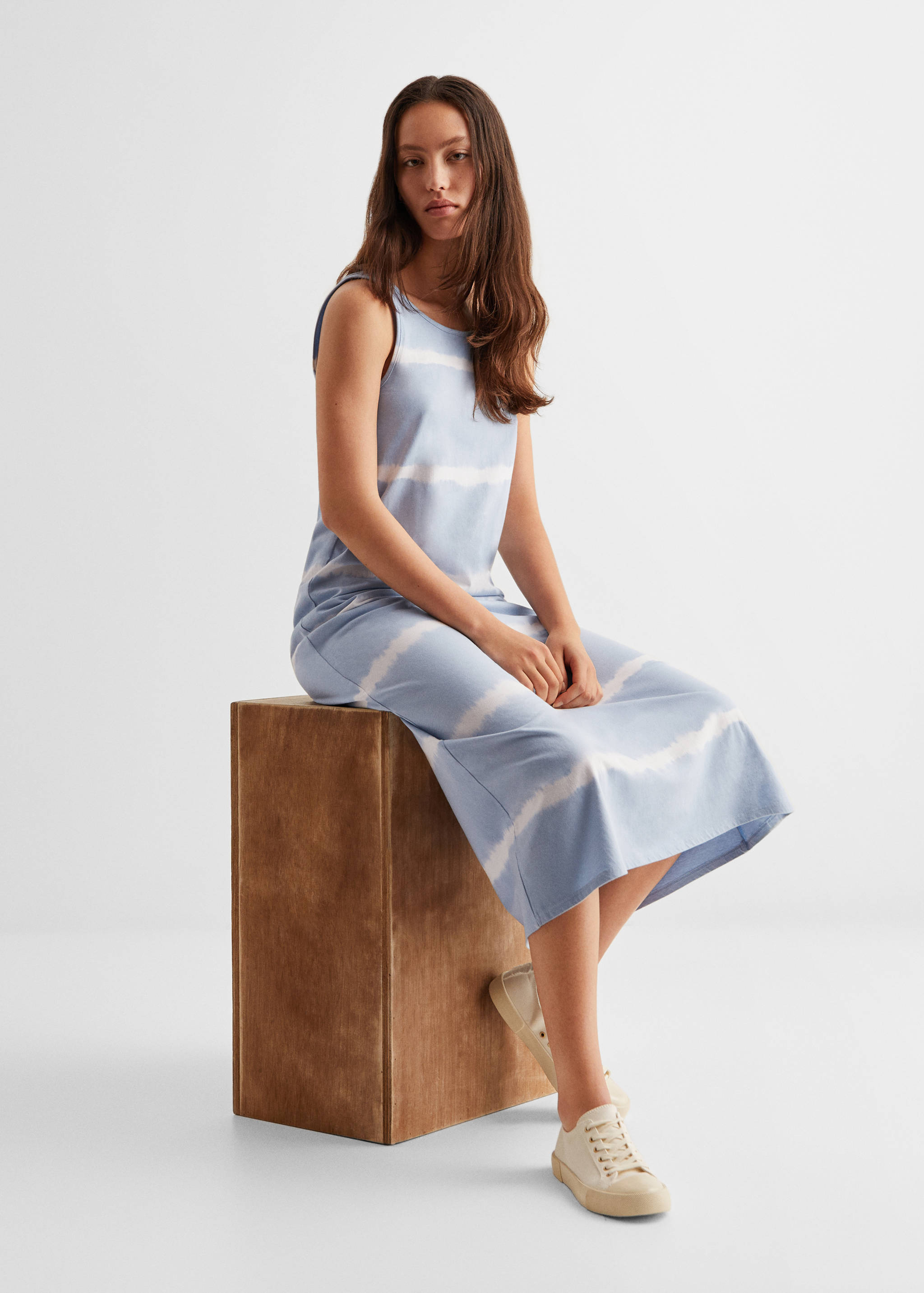 Striped long dress - Details of the article 2