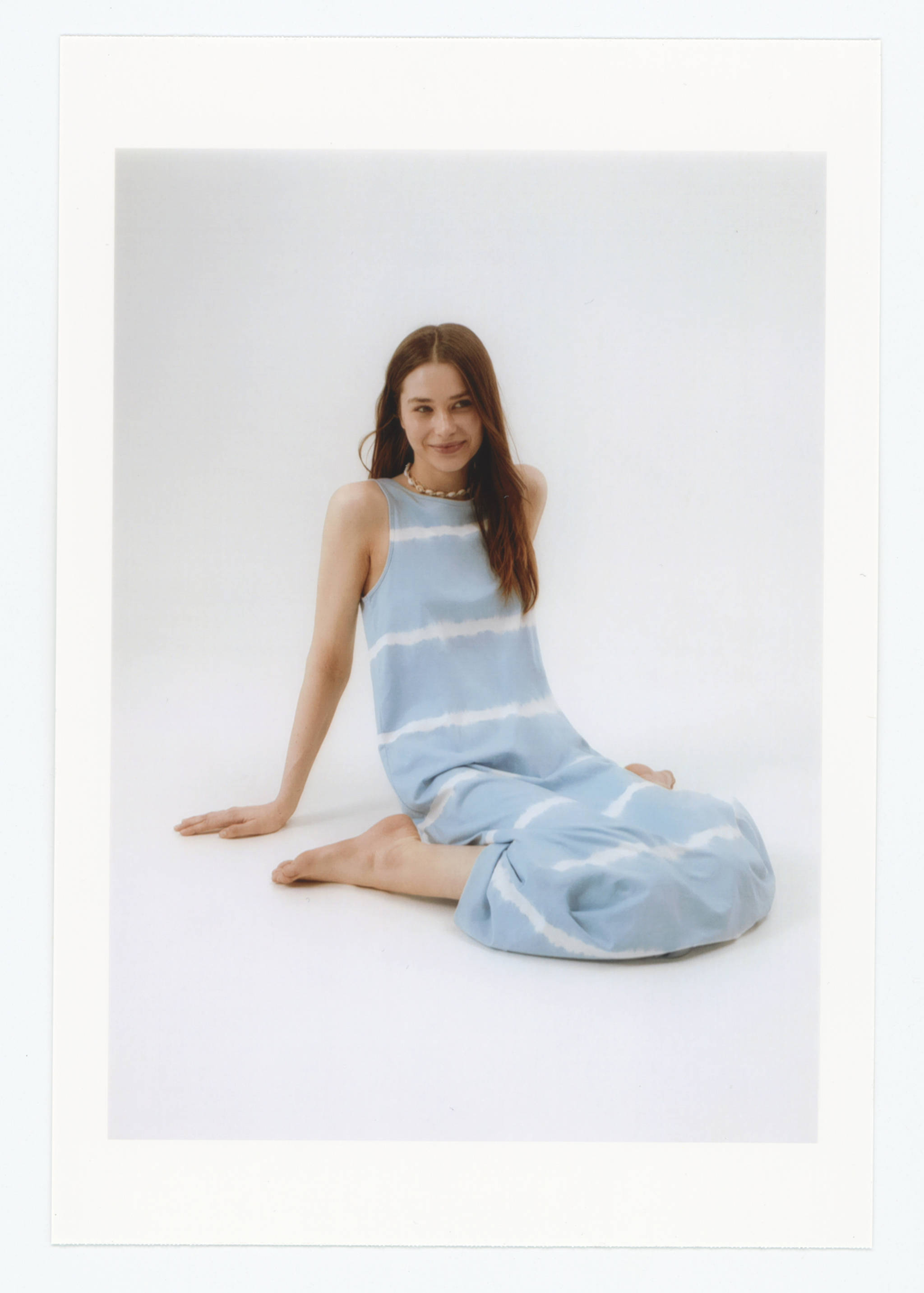 Striped long dress - Details of the article 5