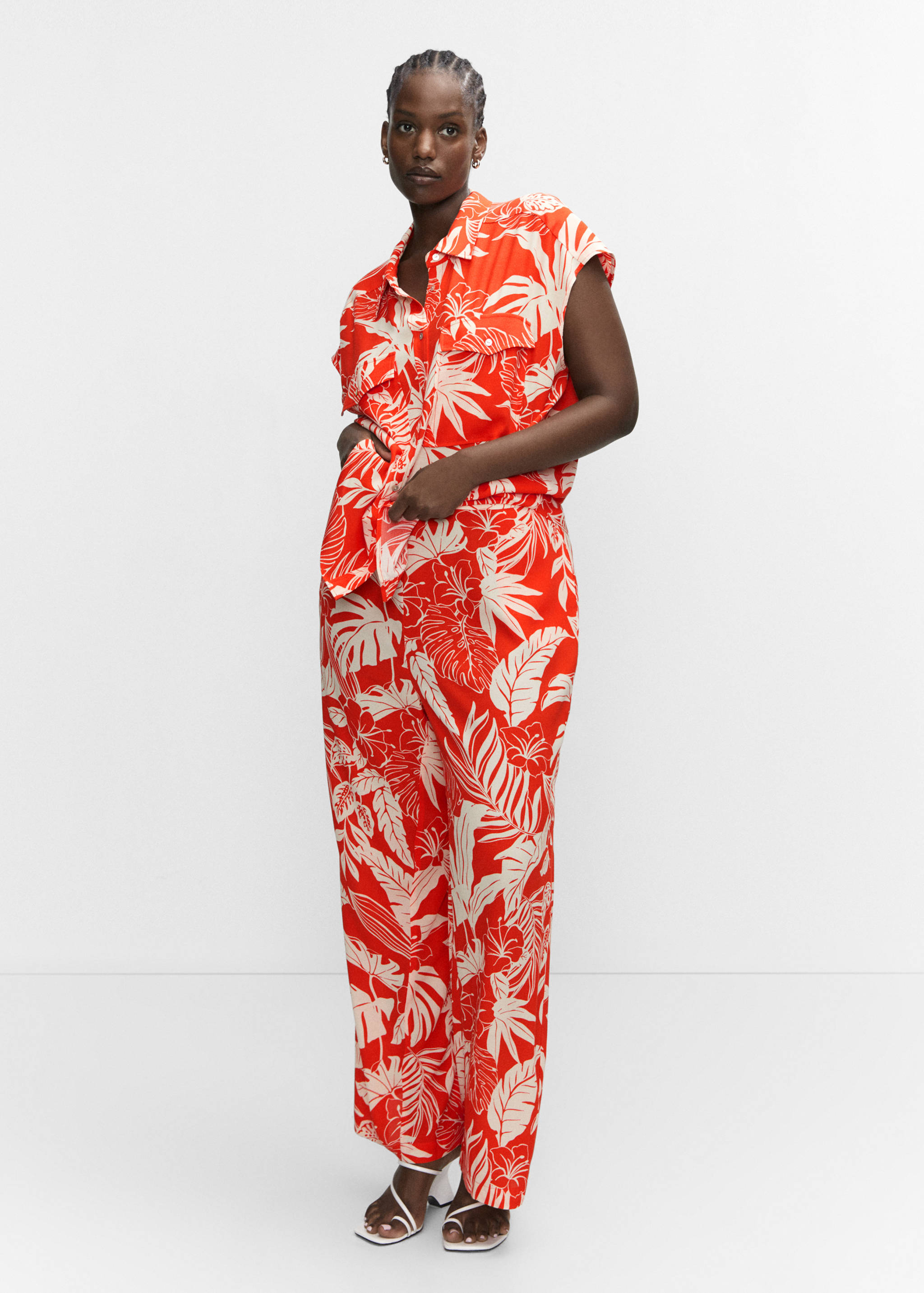 Pantalón fluido estampado - Detalle del artículo 3