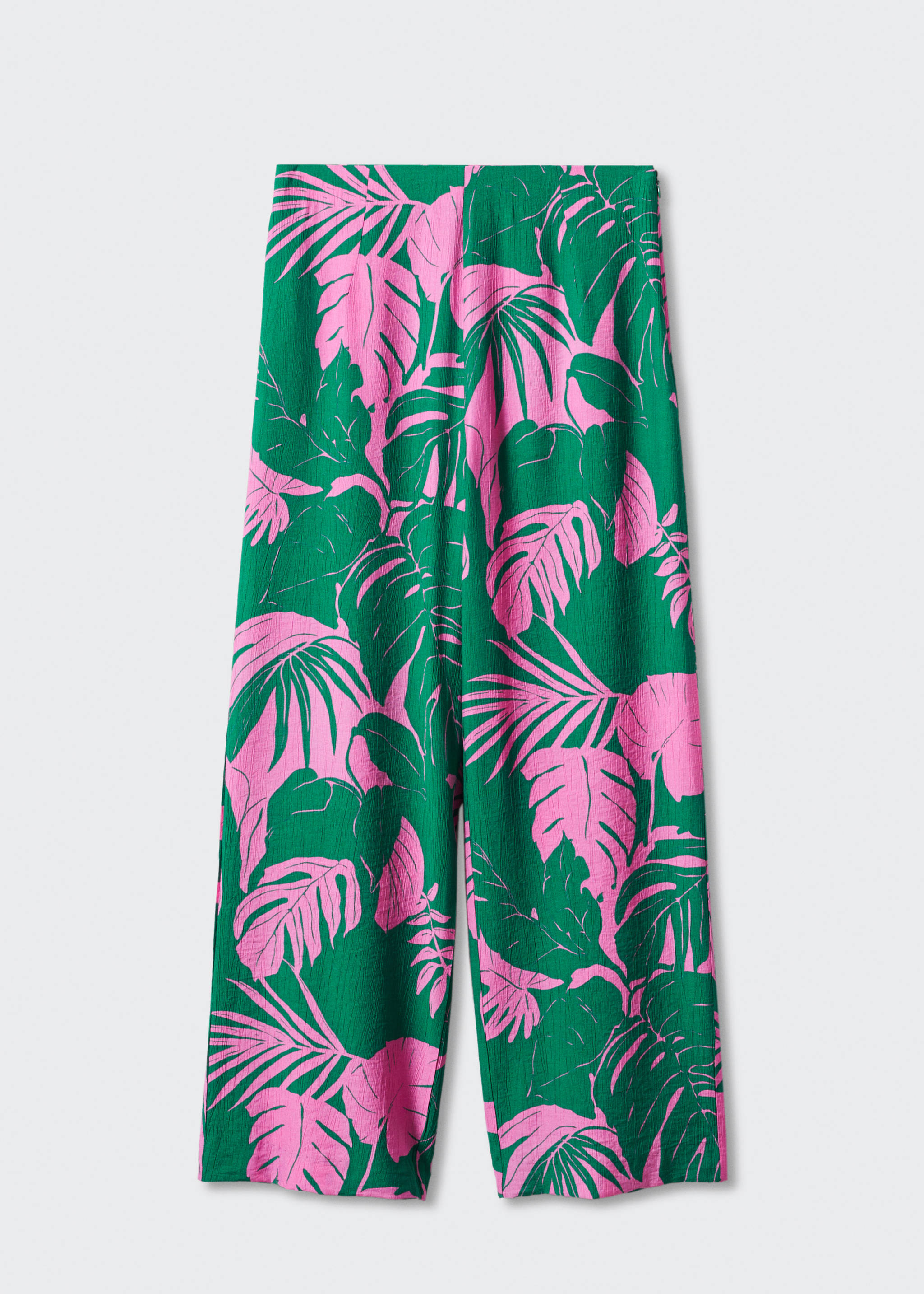 Wide leg printed trousers - Article without model