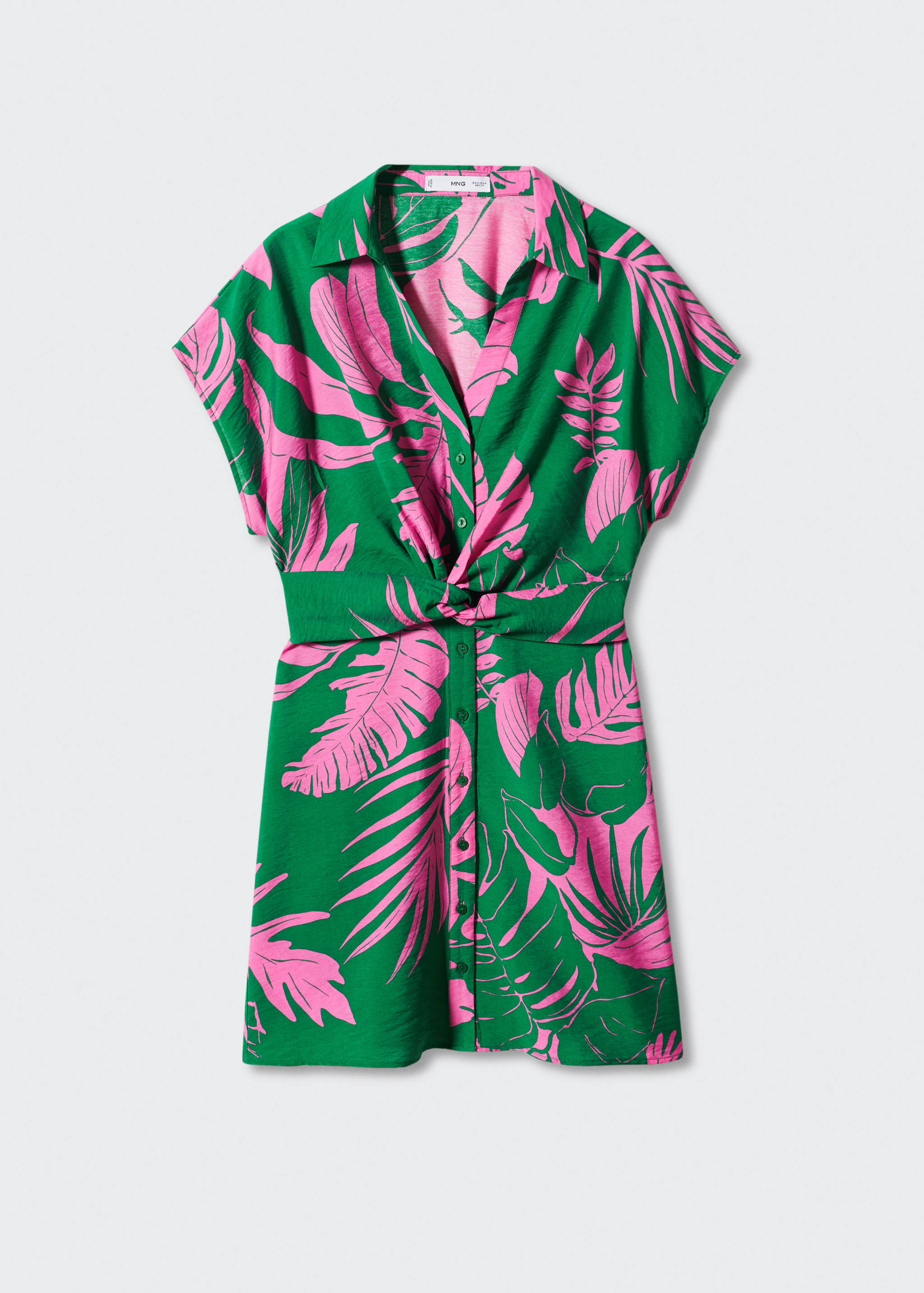 Vestido camisero tropical - Artículo sin modelo