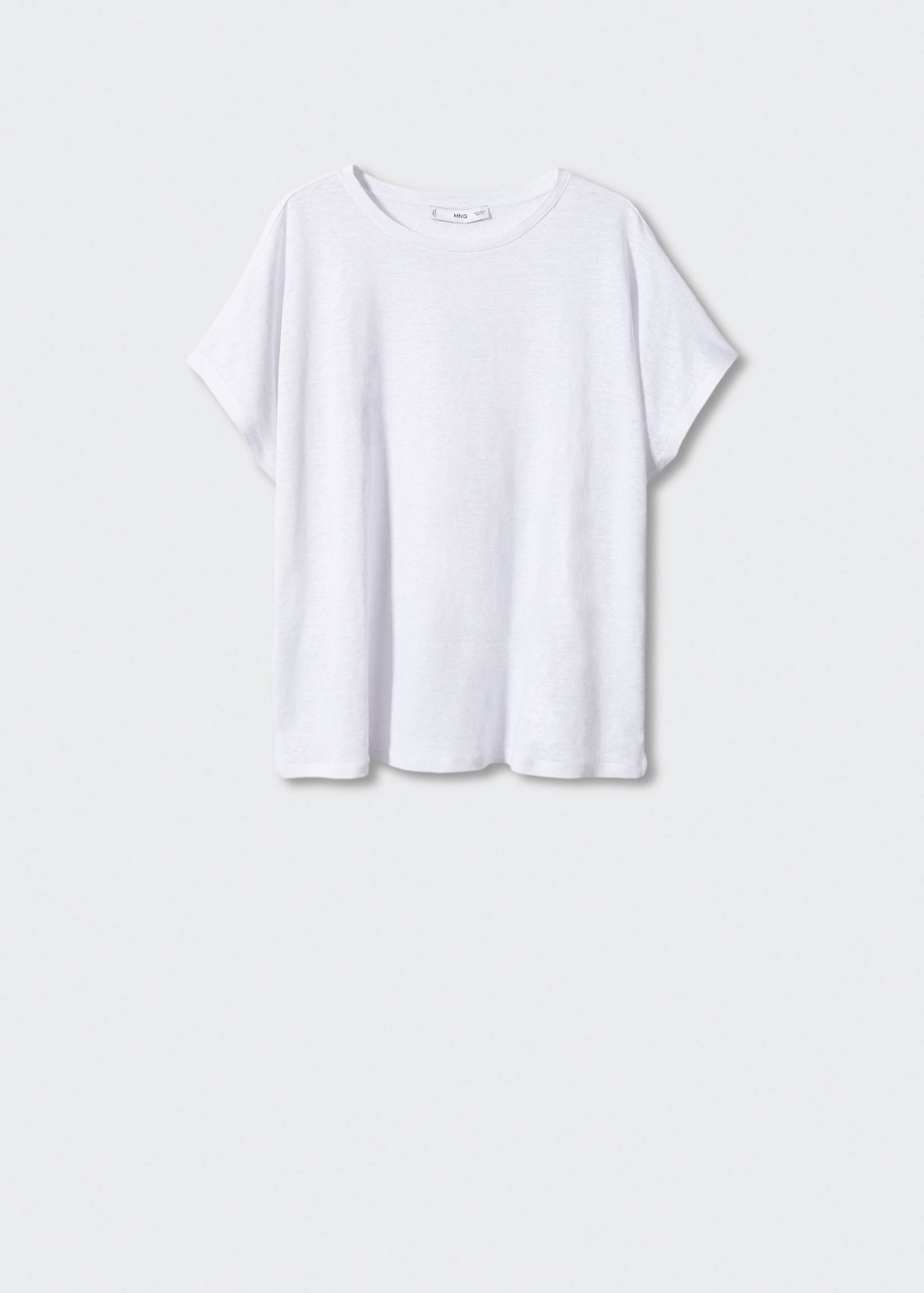 Oversized linen t-shirt - Article without model