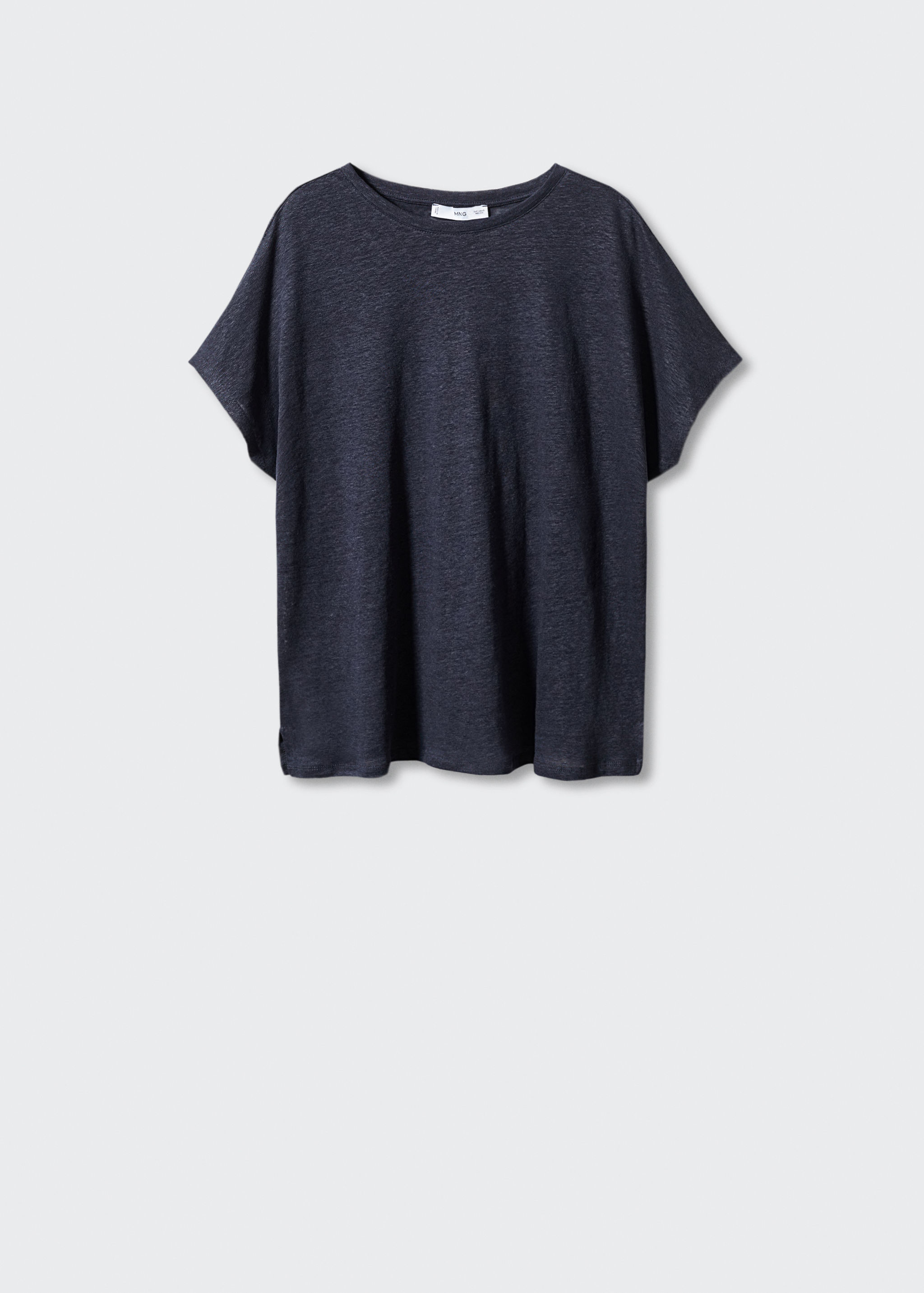 Oversized linen t-shirt - Article without model