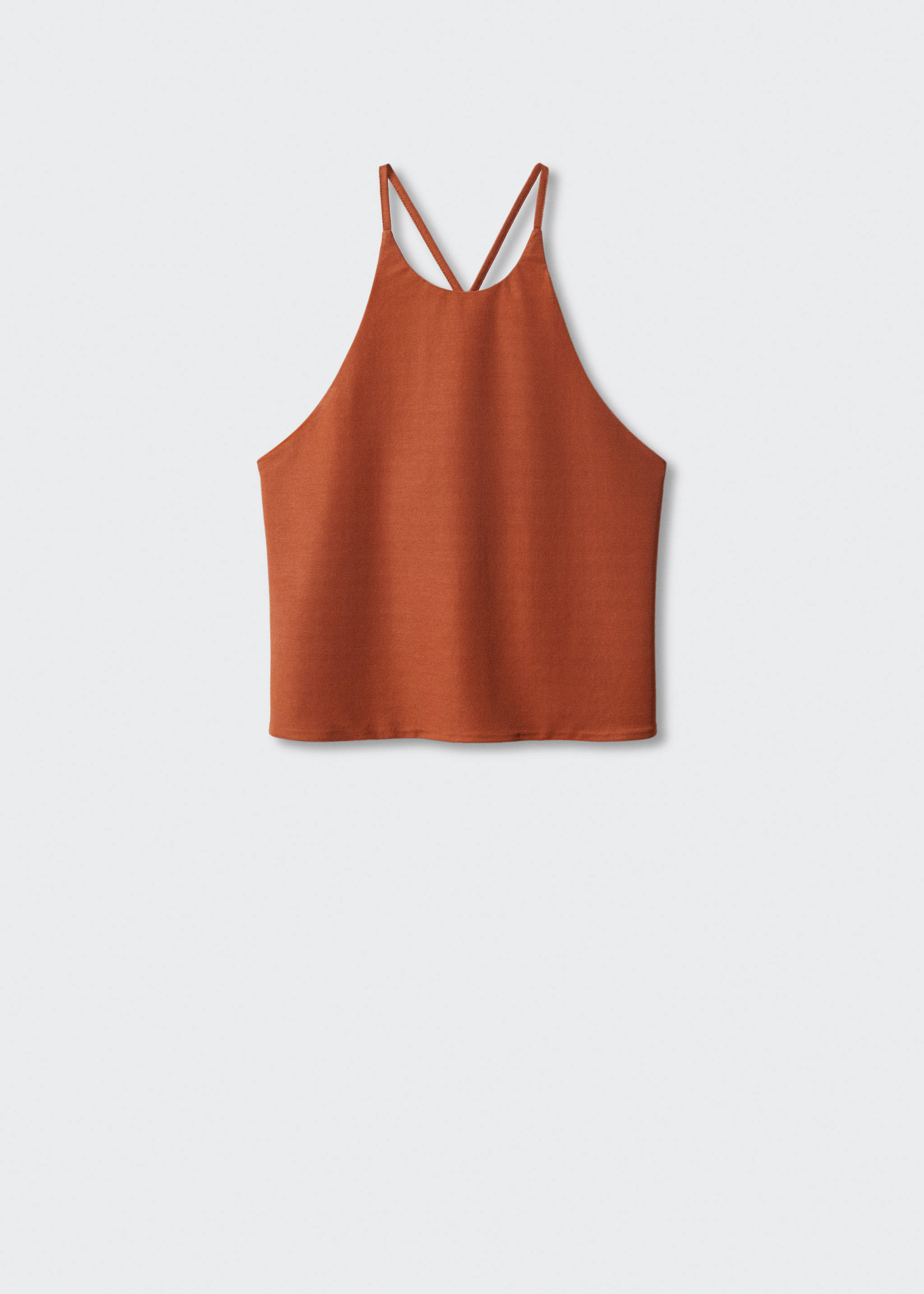 Halter-neck knitted top - Article without model