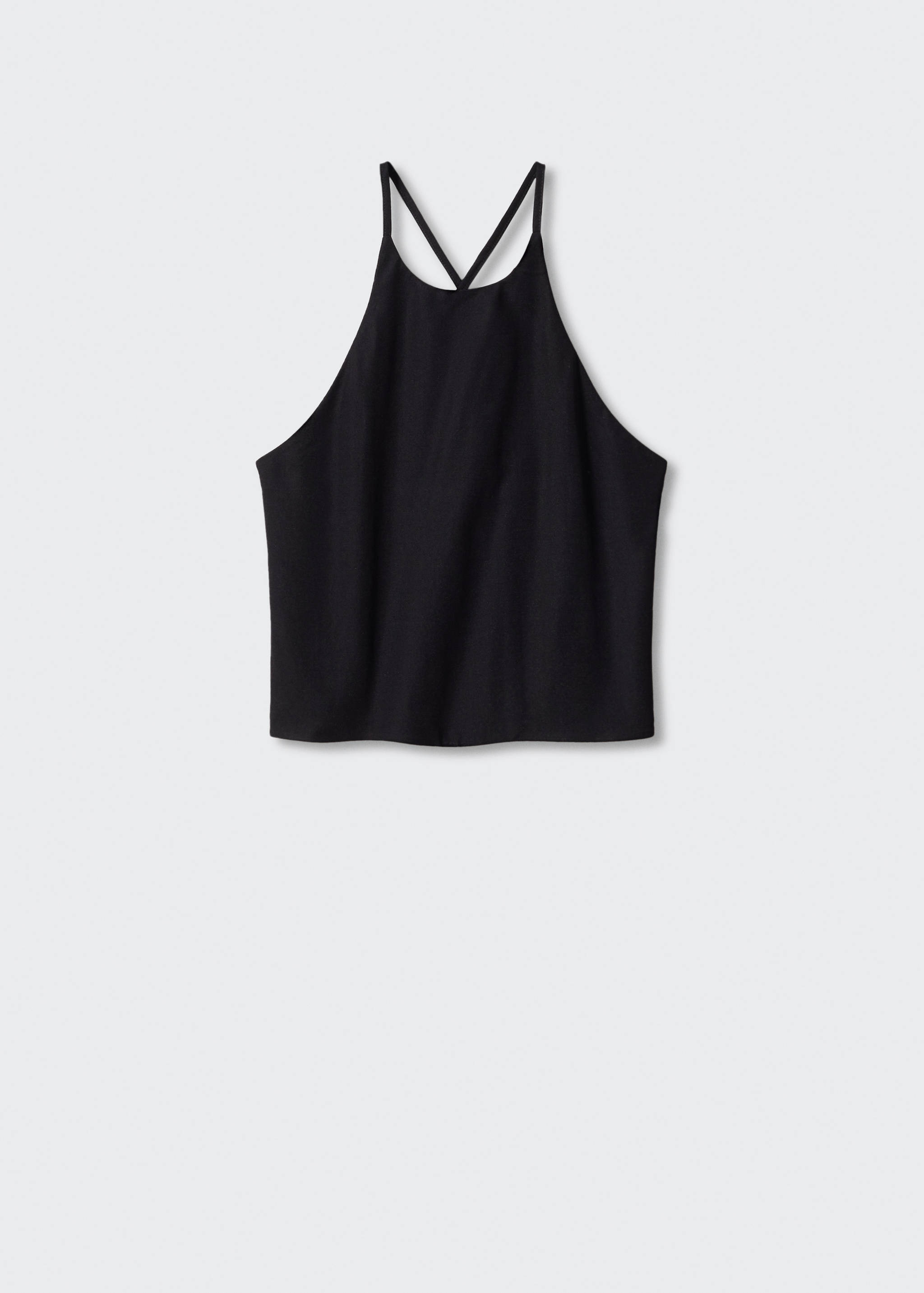 Top maglia collo halter - Articolo senza modello