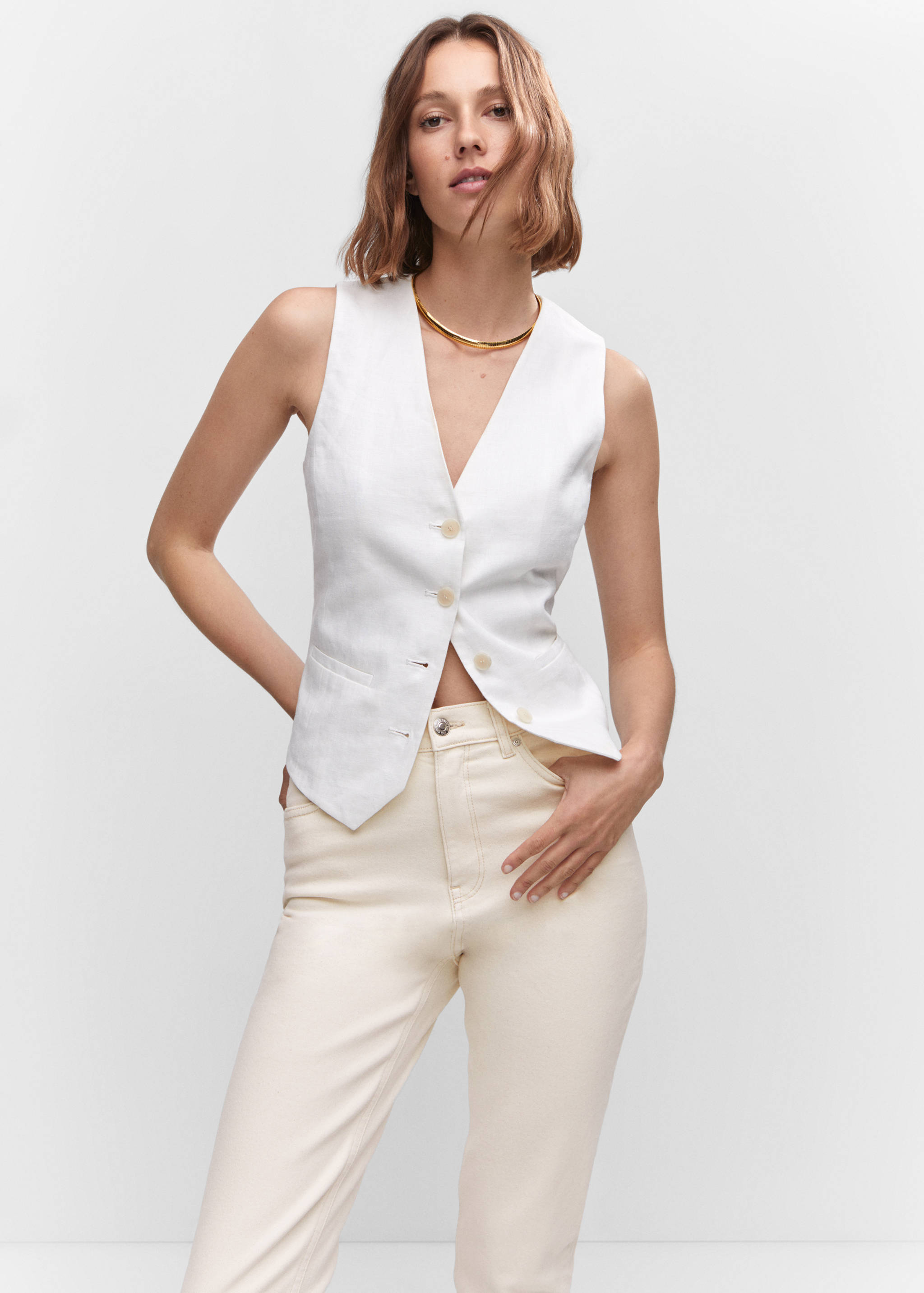 Comfort-Jeans mit hohem Bund Newmom - Detail des Artikels 1