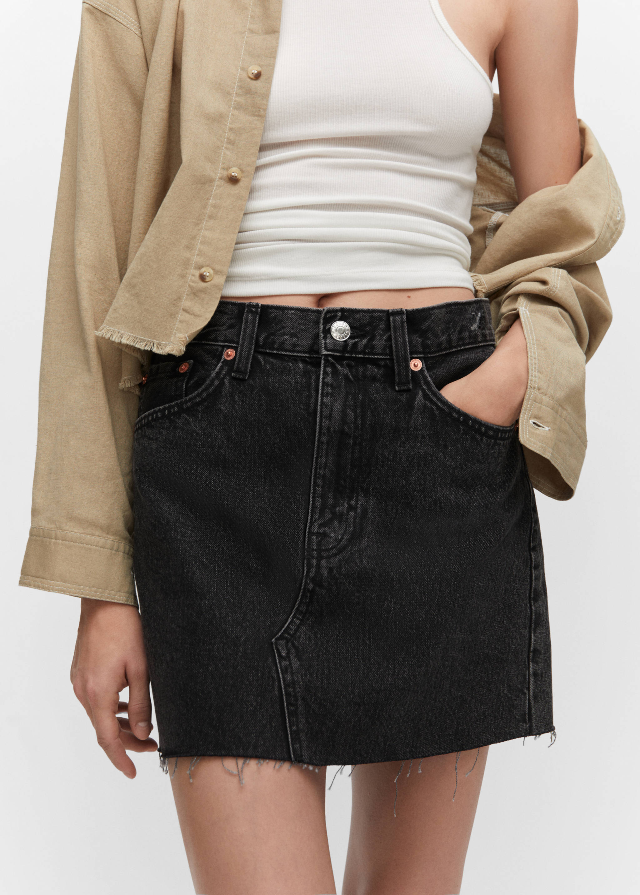 Džínová minisukně - Detail zboží 6