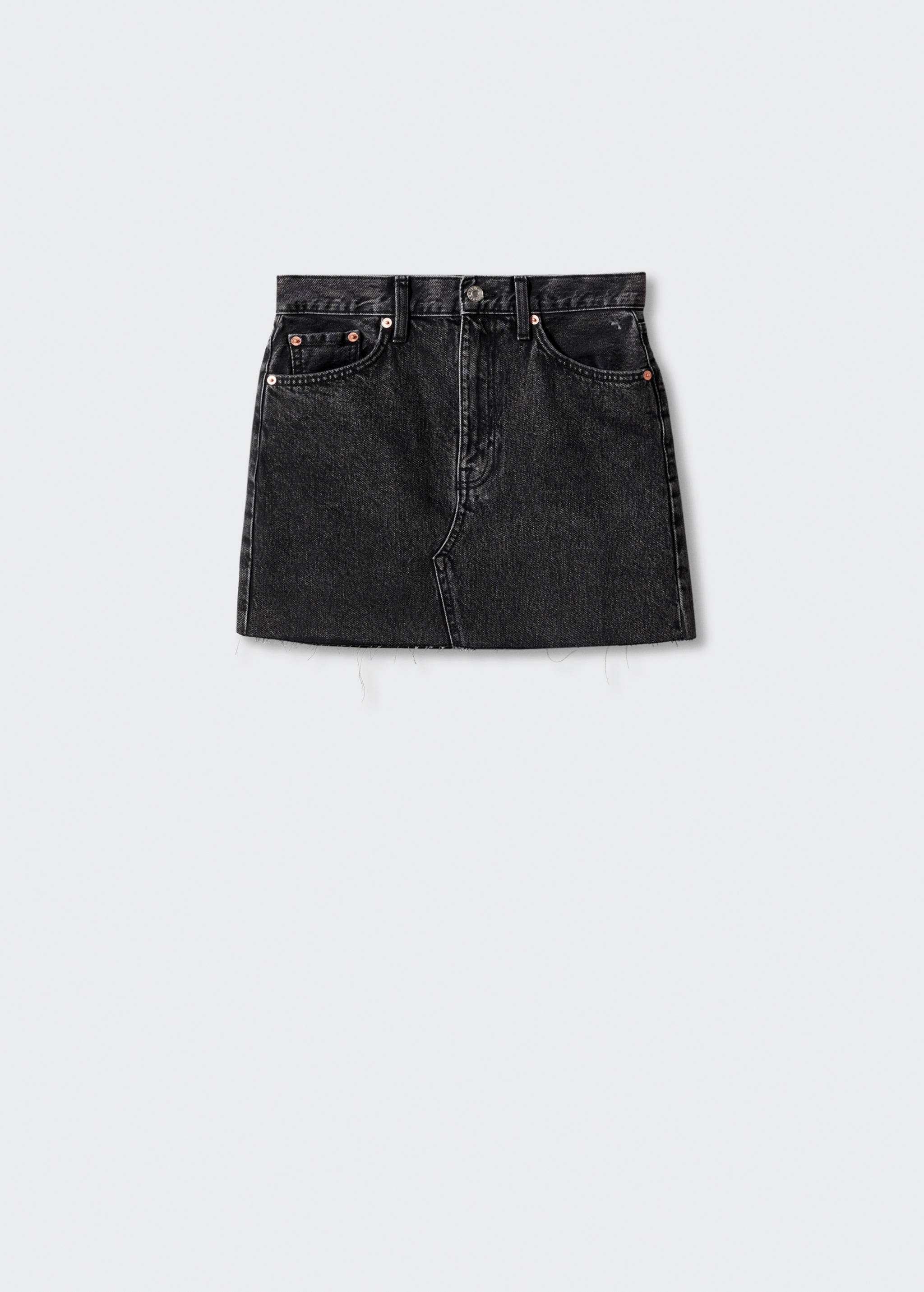 Denim mini-skirt - Article without model