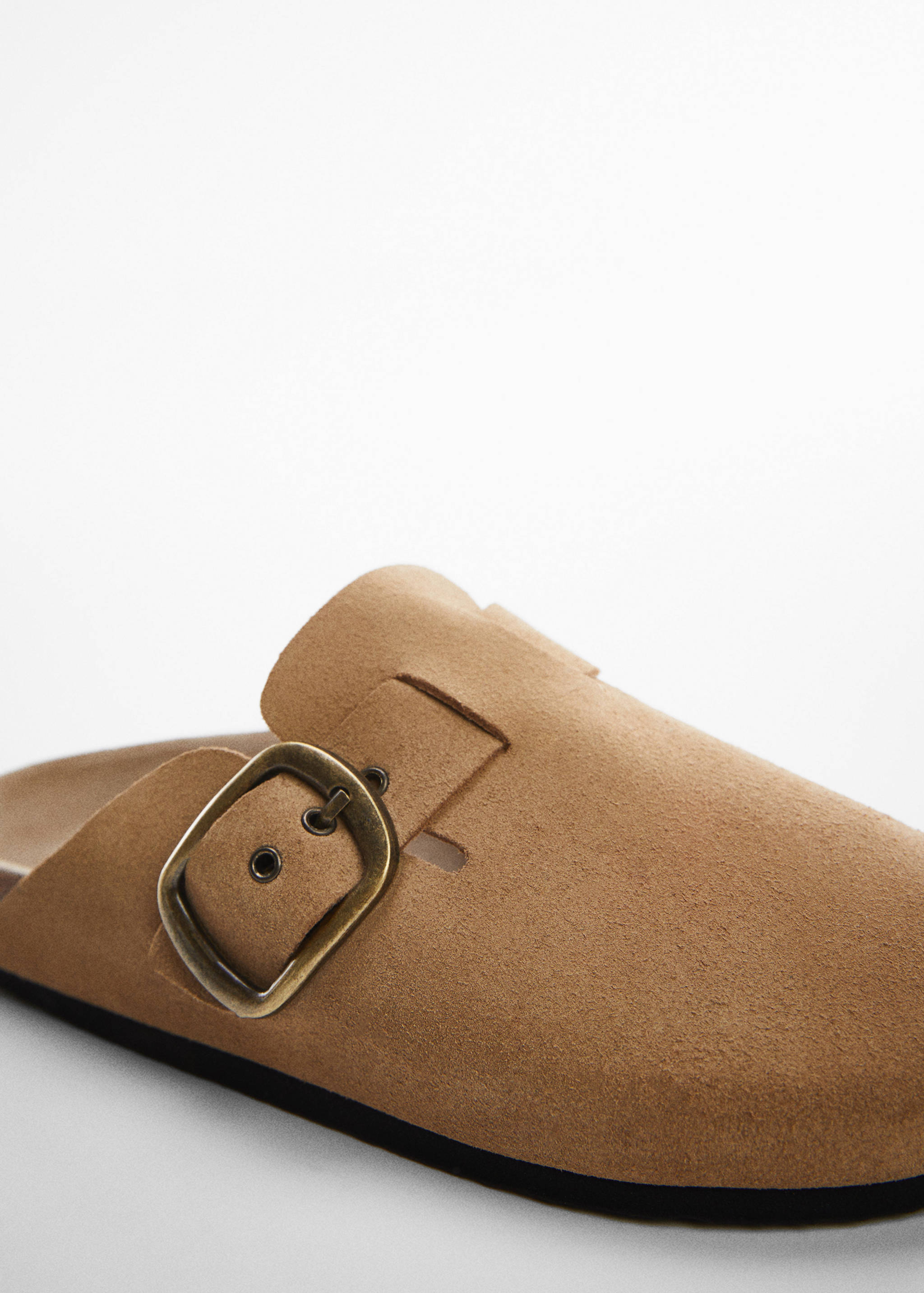 Leder-Clogs mit Schnalle - Detail des Artikels 2