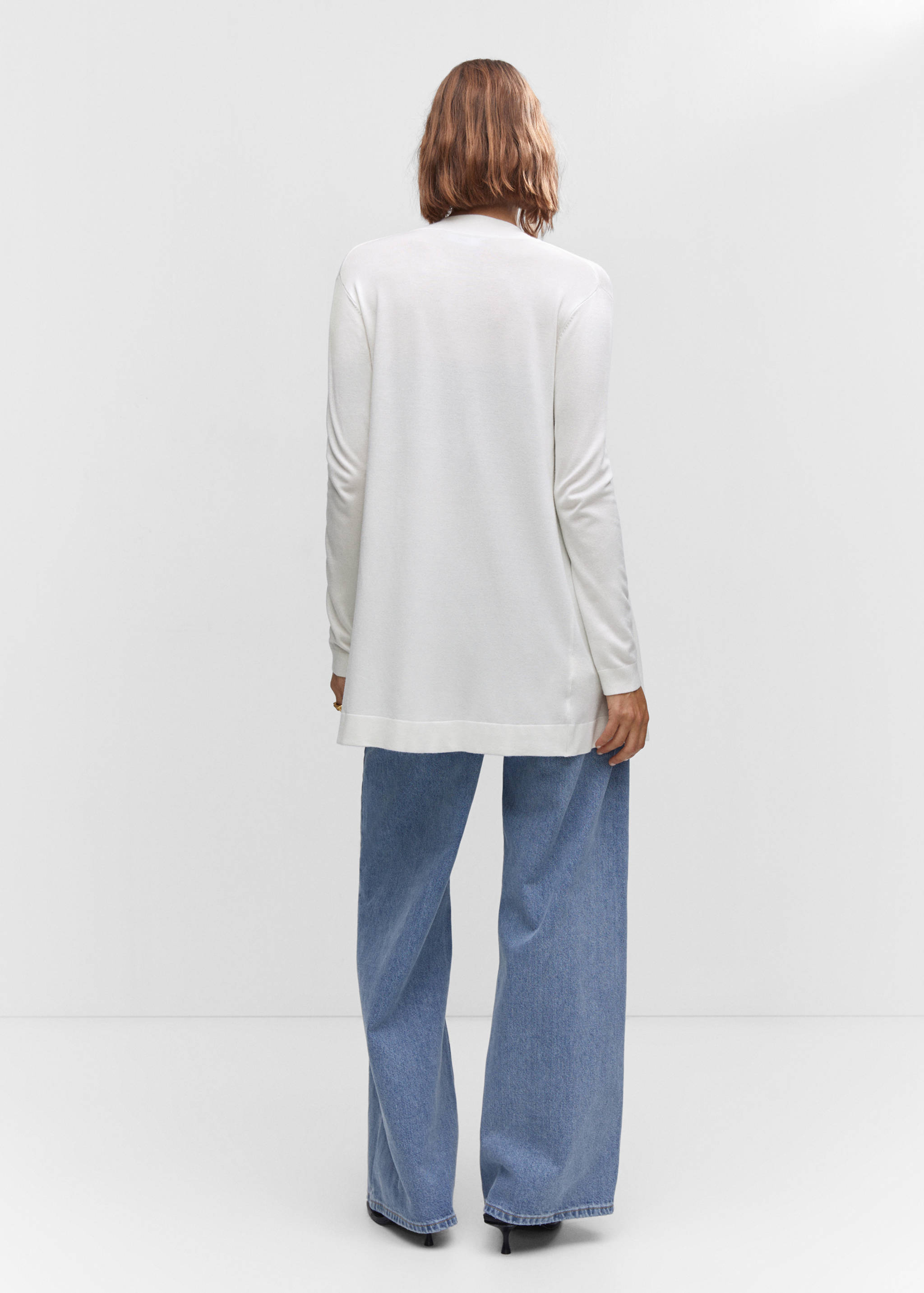 Feiner Strickcardigan - Rückseite des Artikels