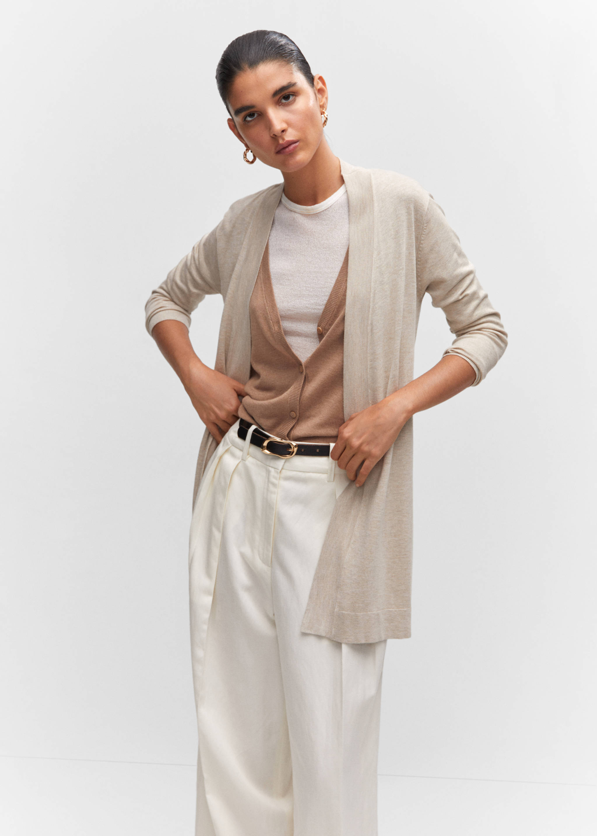 Feiner Strickcardigan - Mittlere Ansicht