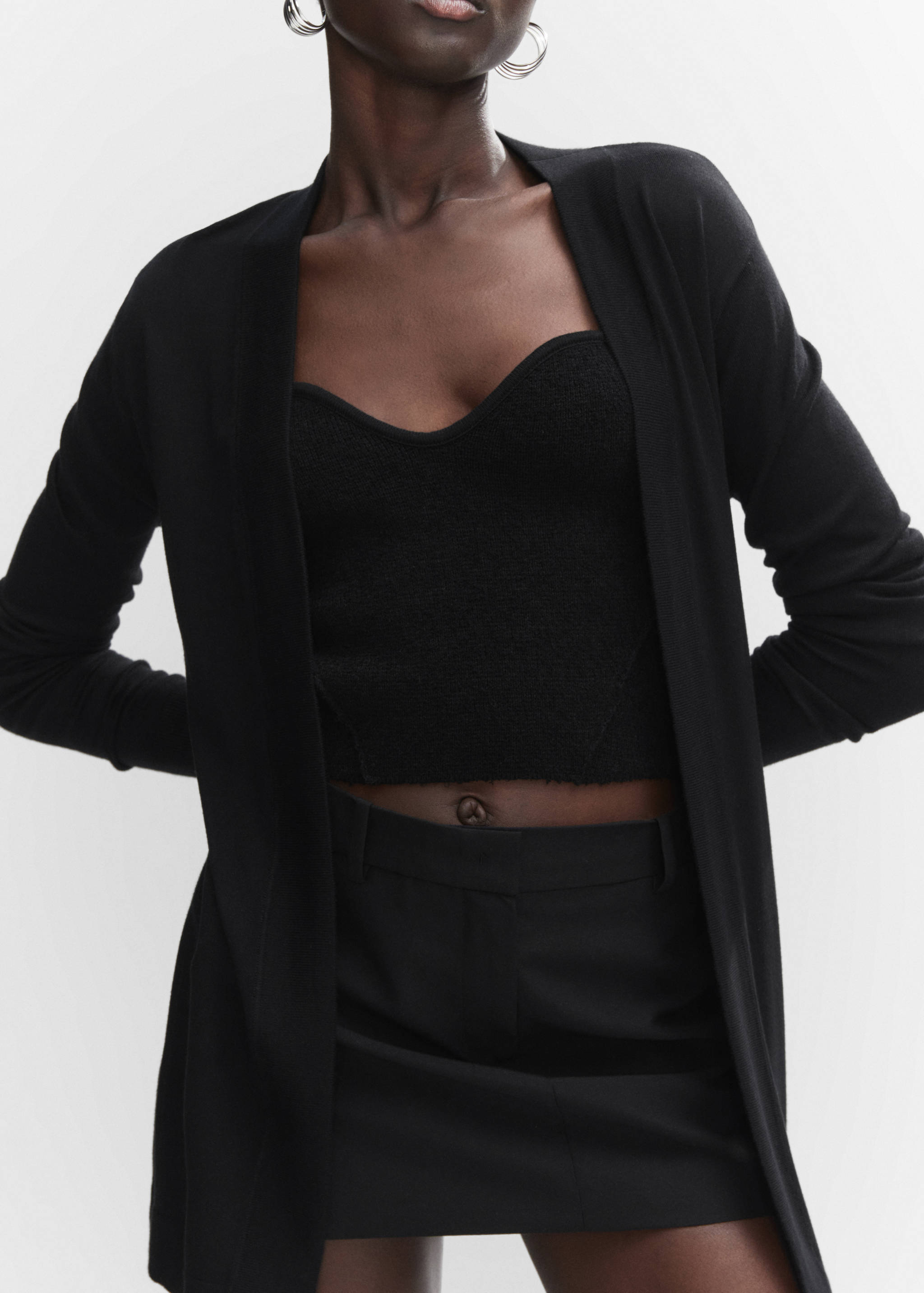 Fine-knit cardigan - Details of the article 6