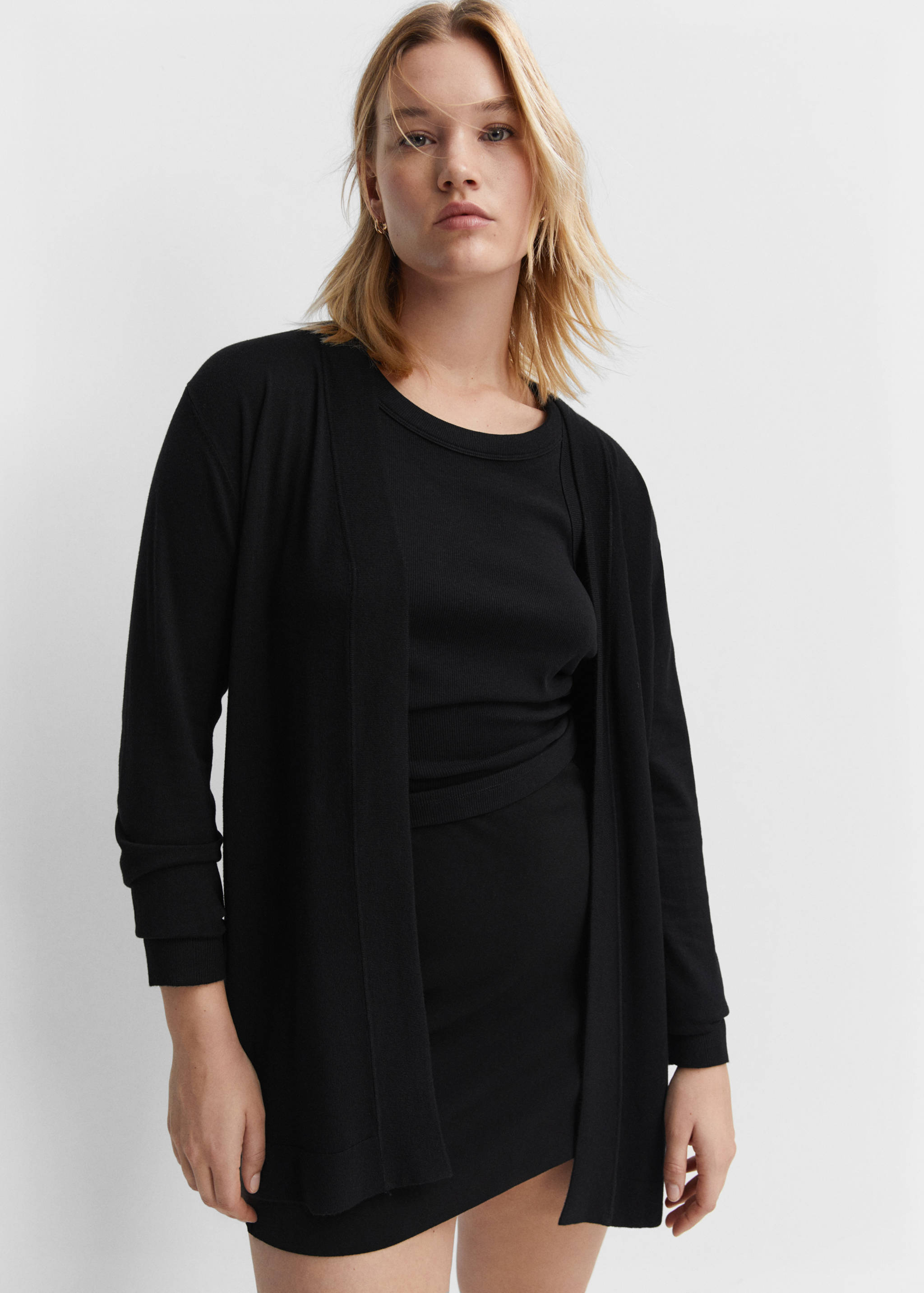 Fine-knit cardigan - Details of the article 4