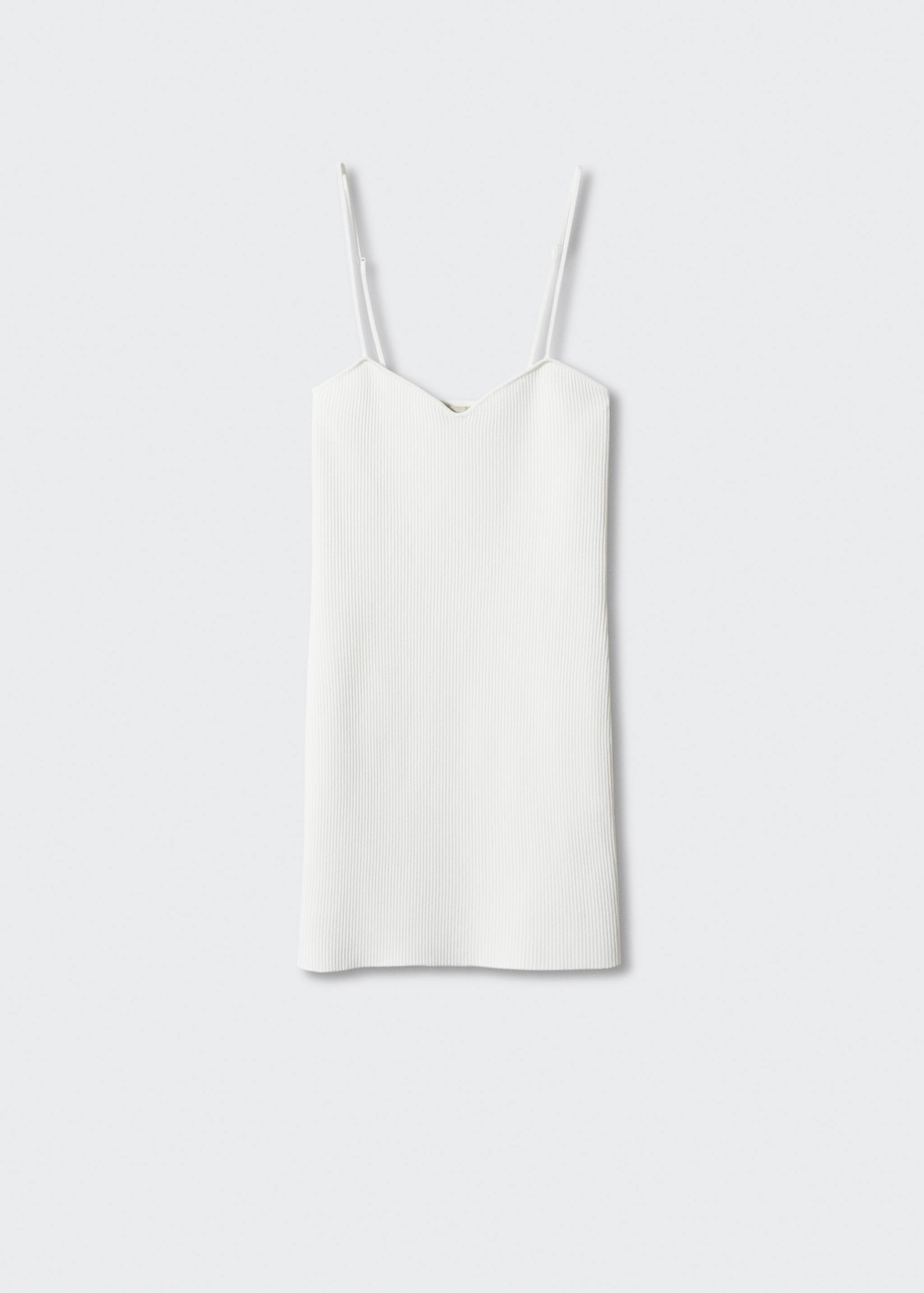 Vestido punto escote corazón - Artículo sin modelo