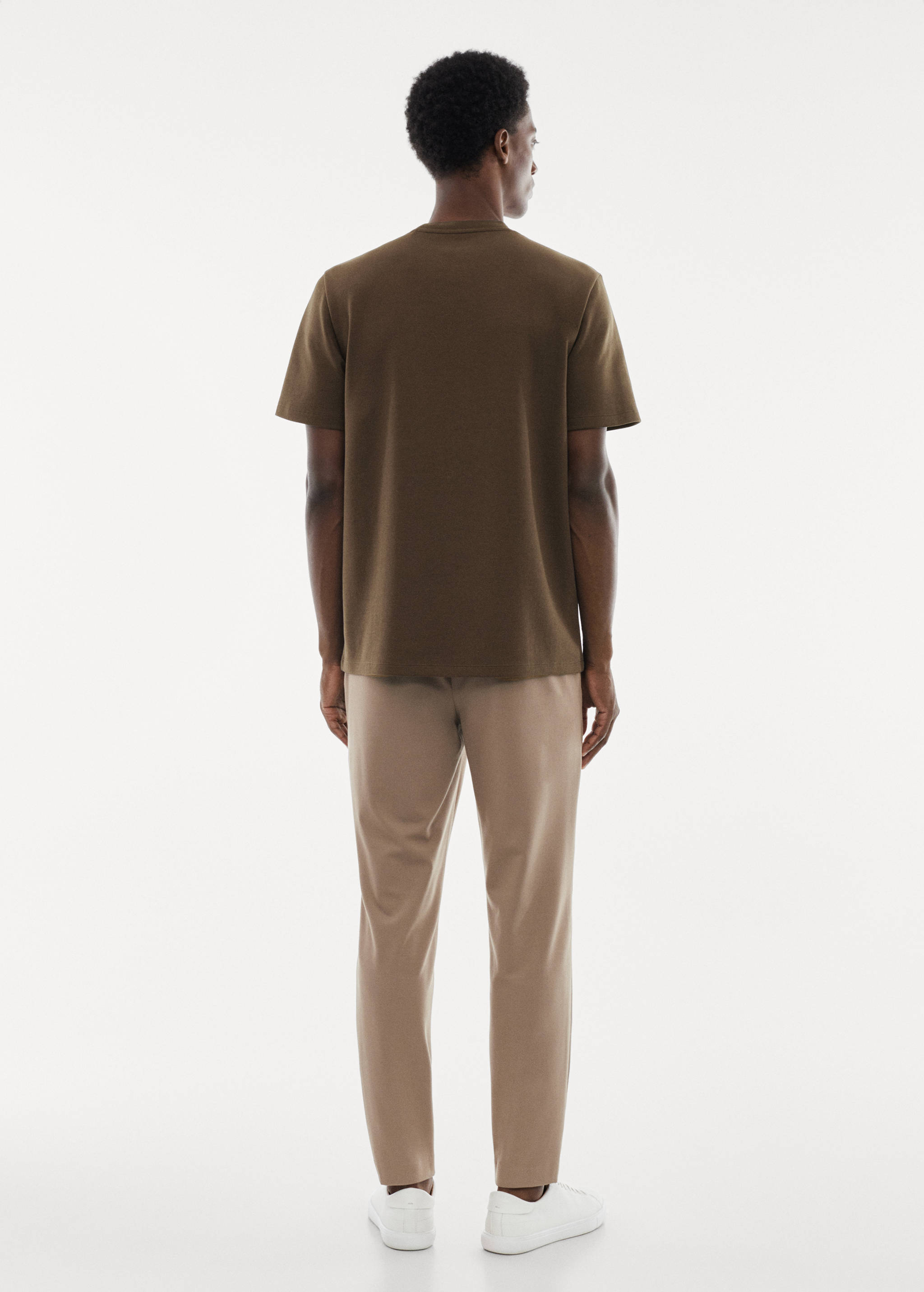 Breathable cotton t-shirt - Reverse of the article