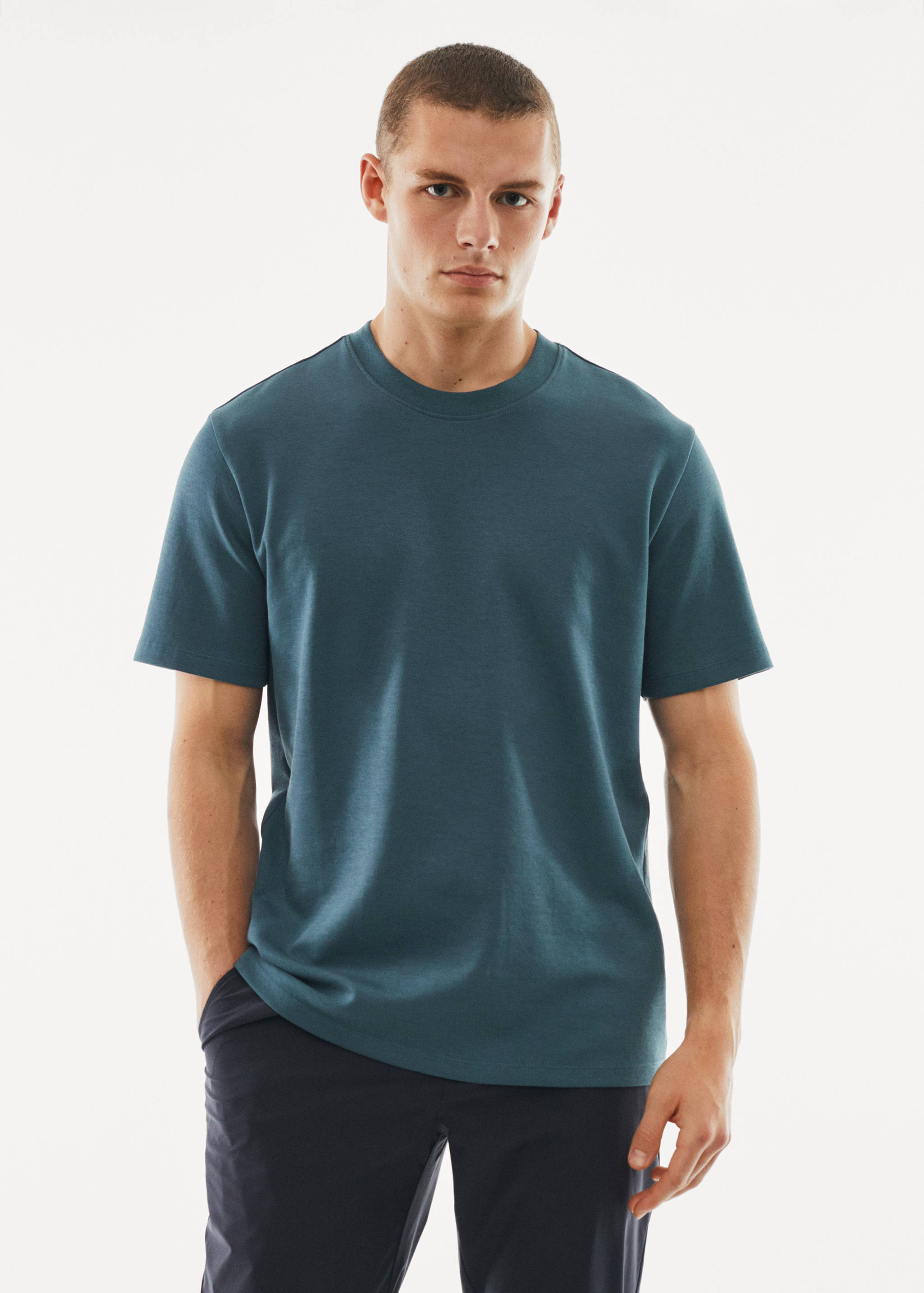 Breathable cotton t-shirt - Medium plane