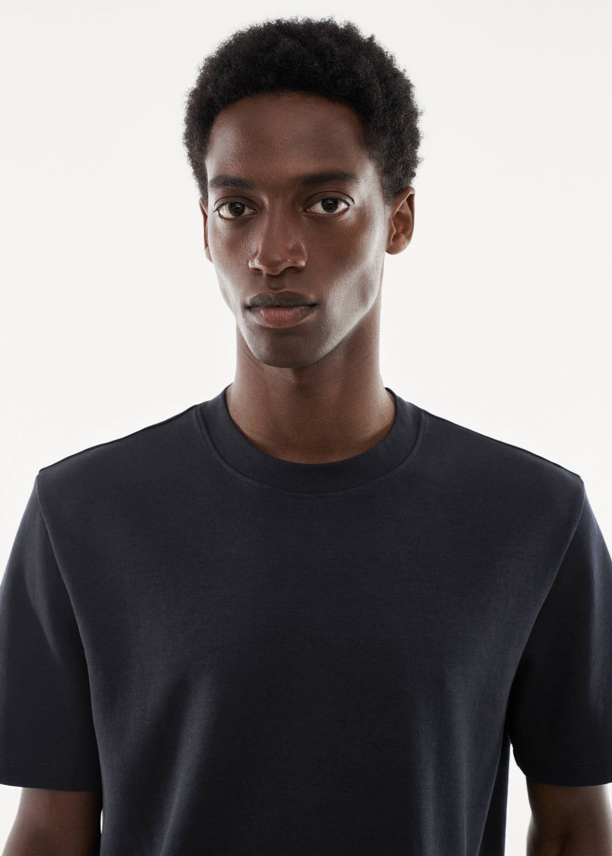 Breathable cotton t-shirt - Details of the article 1