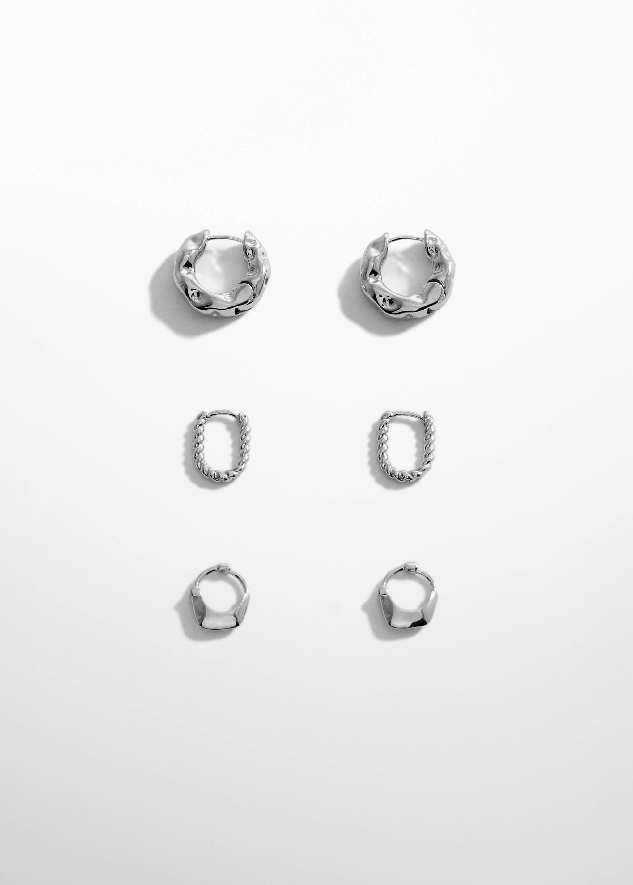 Set of hoop earrings - Article without model