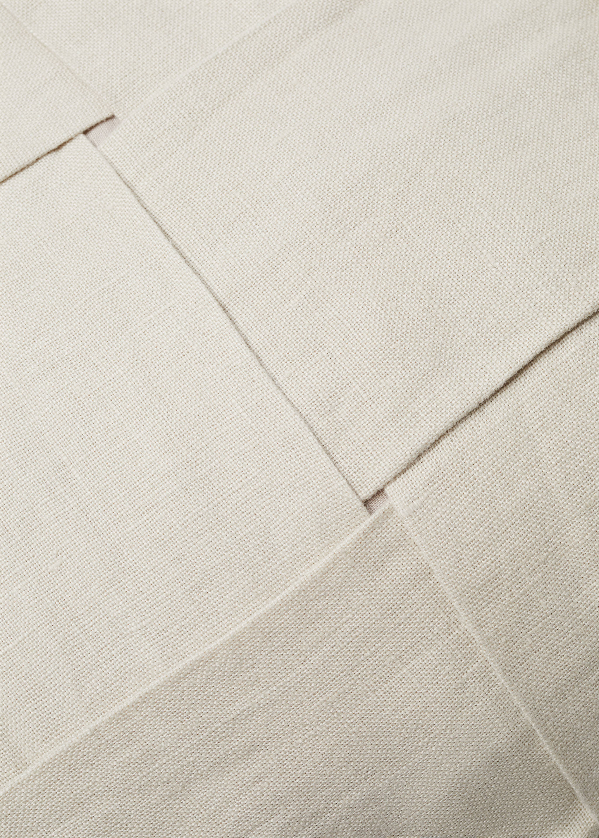 Διακοσμητική μαξιλαροθήκη 100% λινό πλεγμένο 50x50 εκ - Λεπτομέρεια του προϊόντος 3