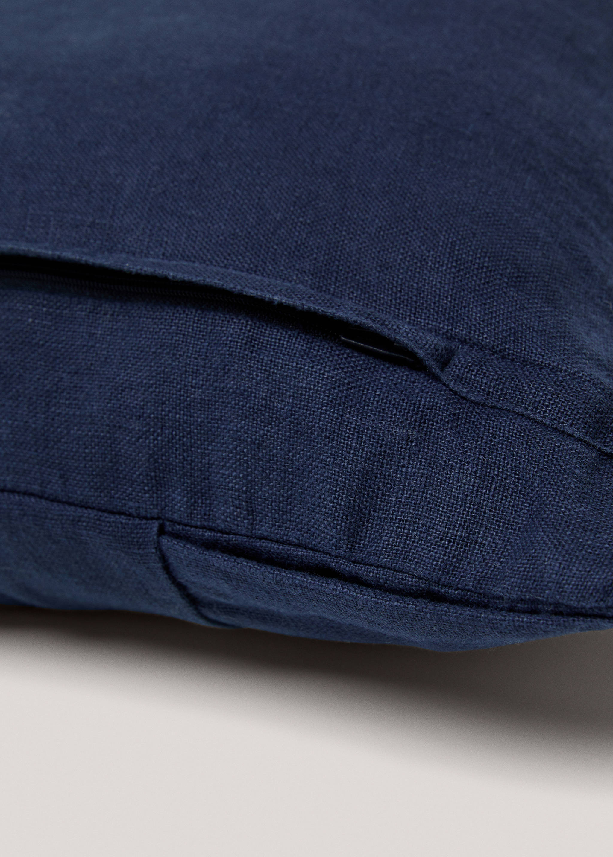 Διακοσμητική μαξιλαροθήκη 100% λινό πλεγμένο 50x50 εκ - Λεπτομέρεια του προϊόντος 3